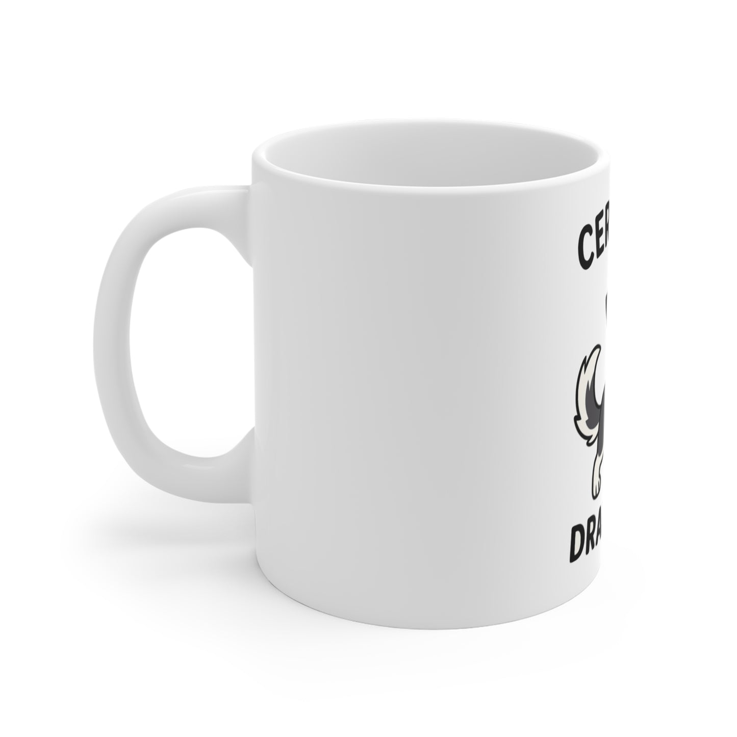 Certified Drama Dog Mug🐺☕🎭