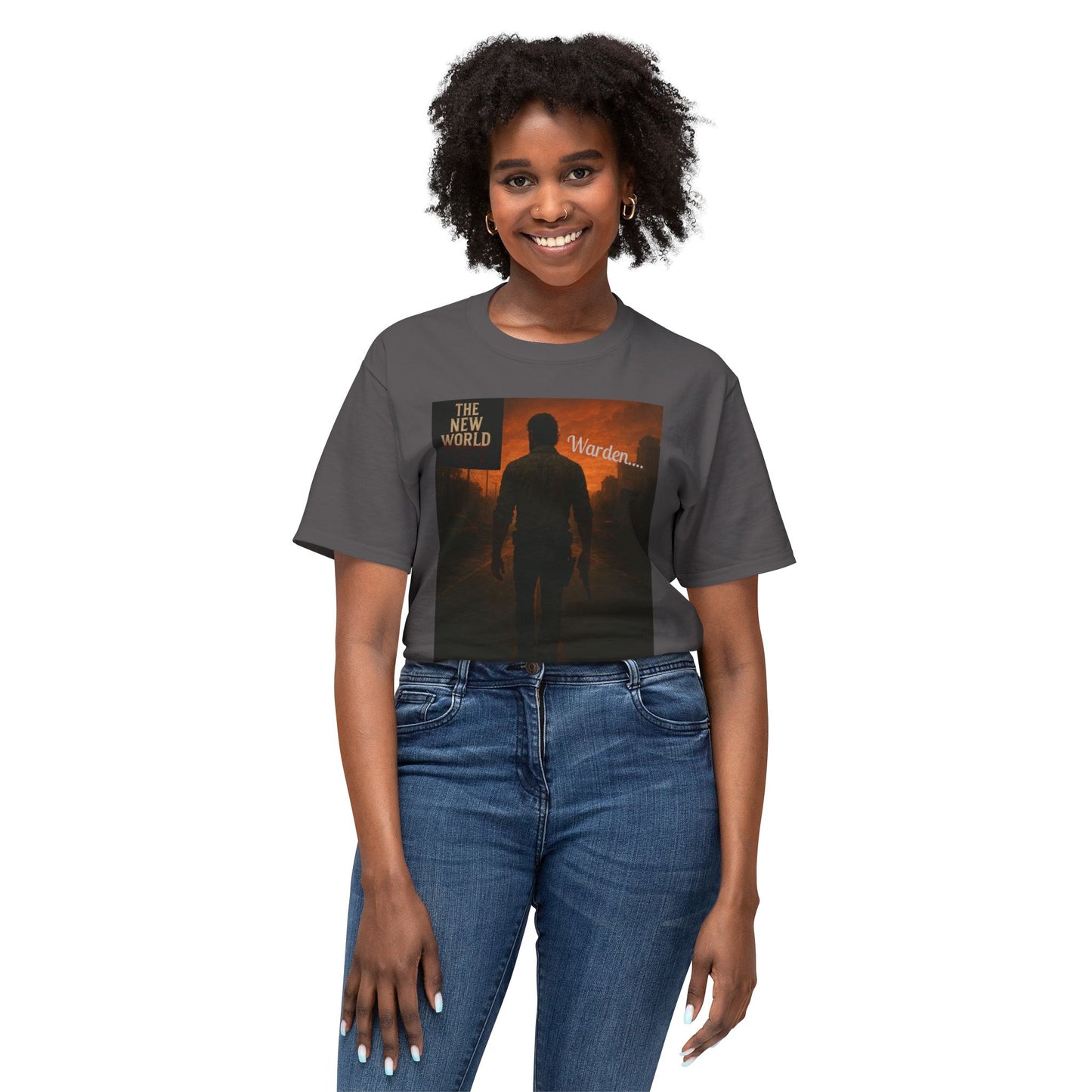 Lone Warden – Code of the New World Tee