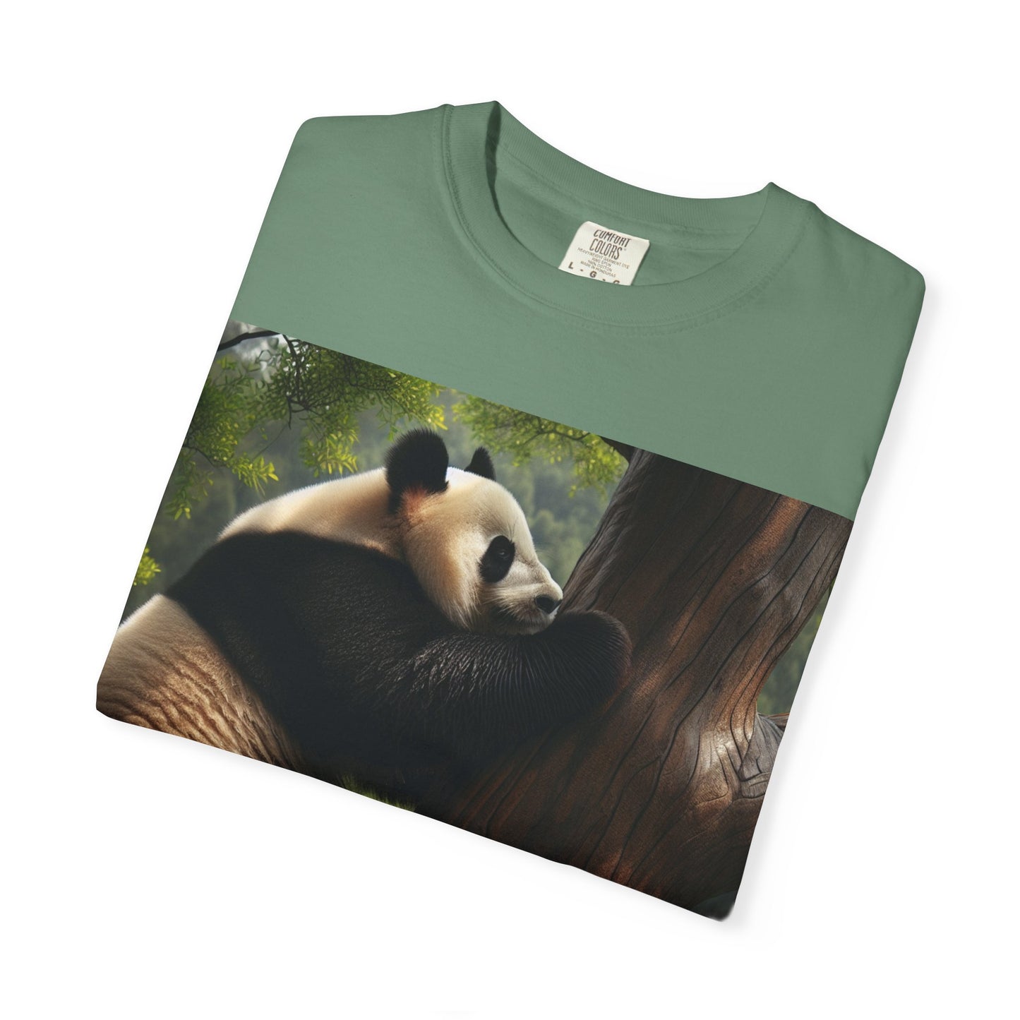 Unisex Panda Climbing T-Shirt - Nature Lover Gift