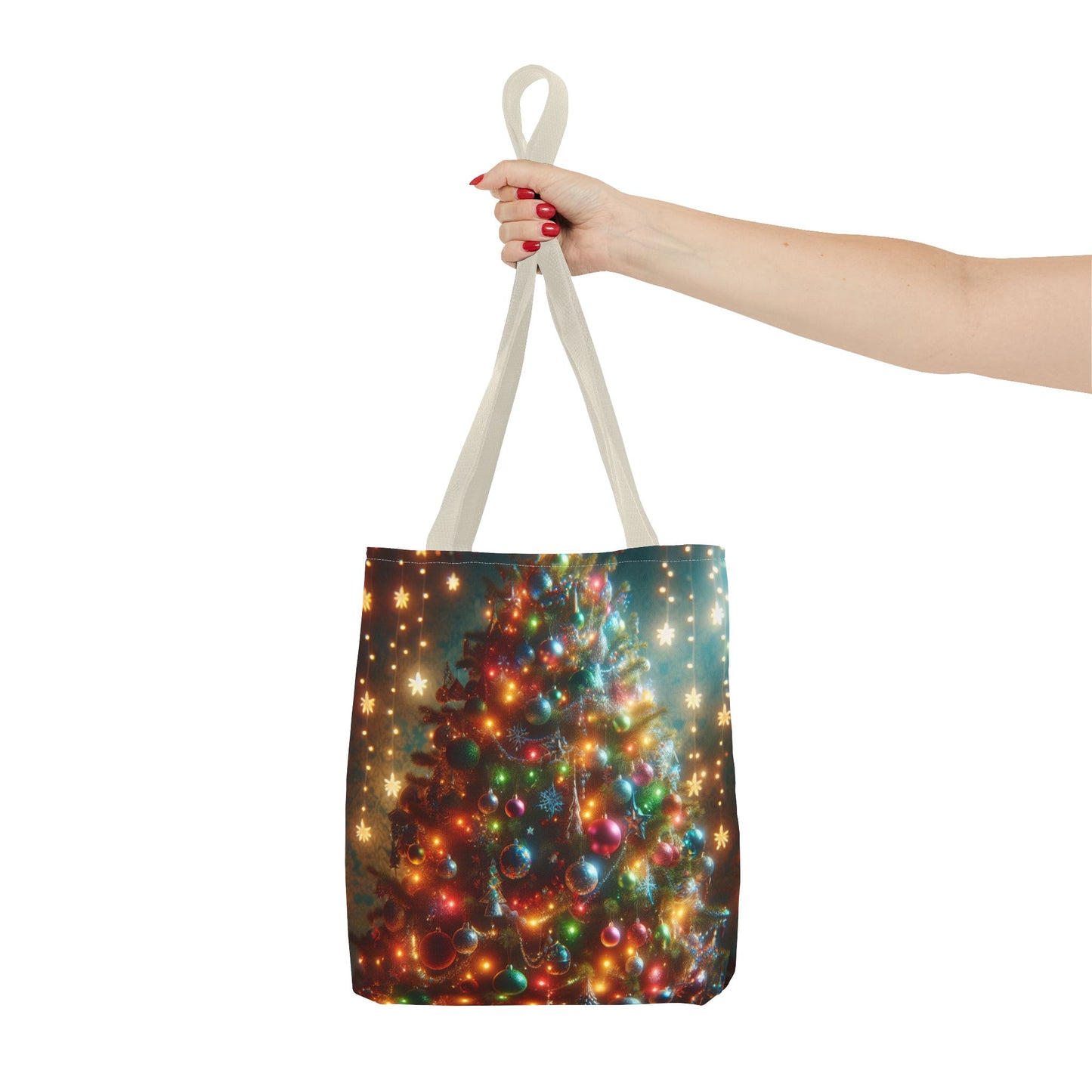 Tote Bag (AOP) (Tree w/Lights)