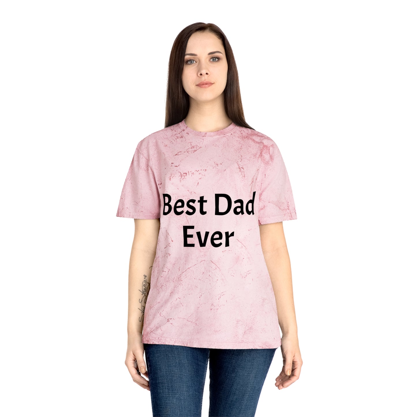Unisex Color Blast T-Shirt (Best Dad)
