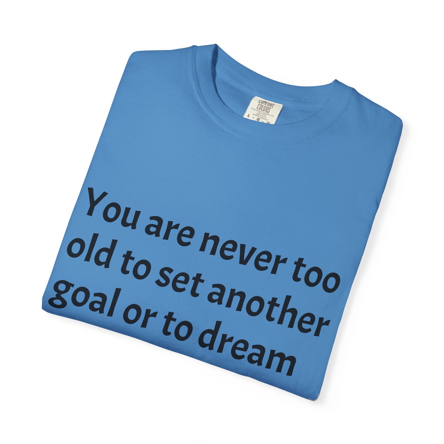 Unisex Garment-Dyed T-shirt (Set a Goal/Dream)