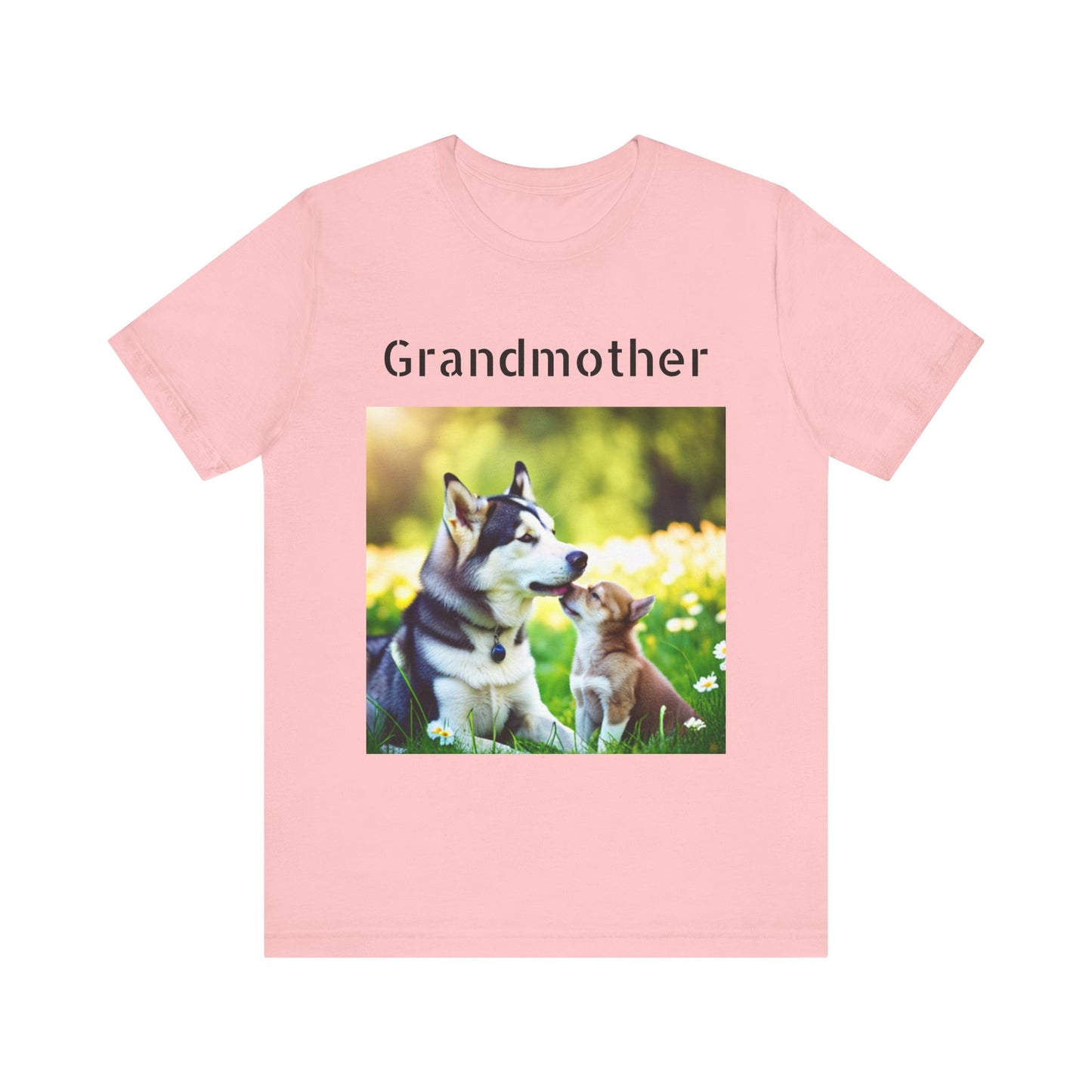 Unisex Jersey Short Sleeve Tee (Grandmother Dog/pup)