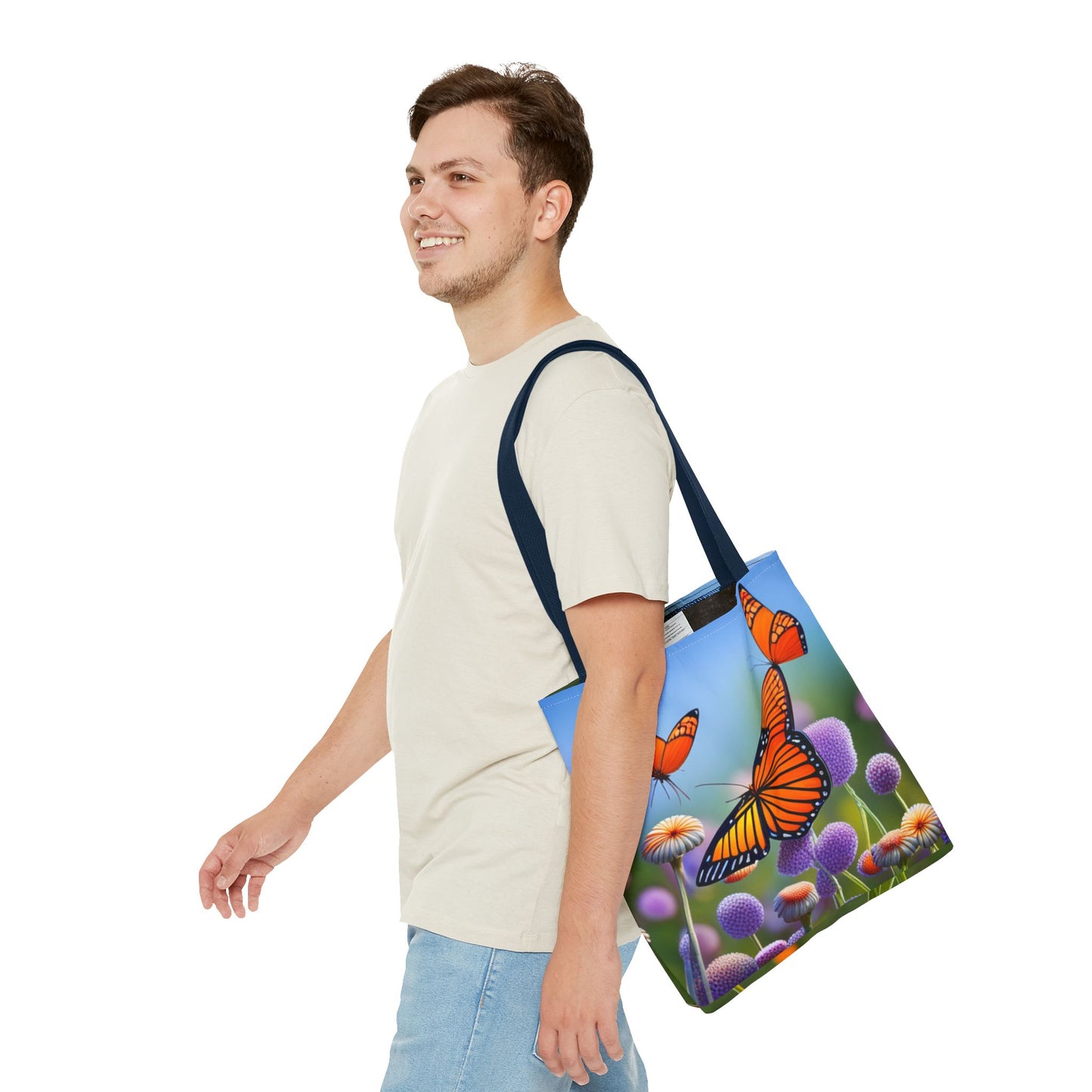 Tote Bag (AOP) (Butterflies)