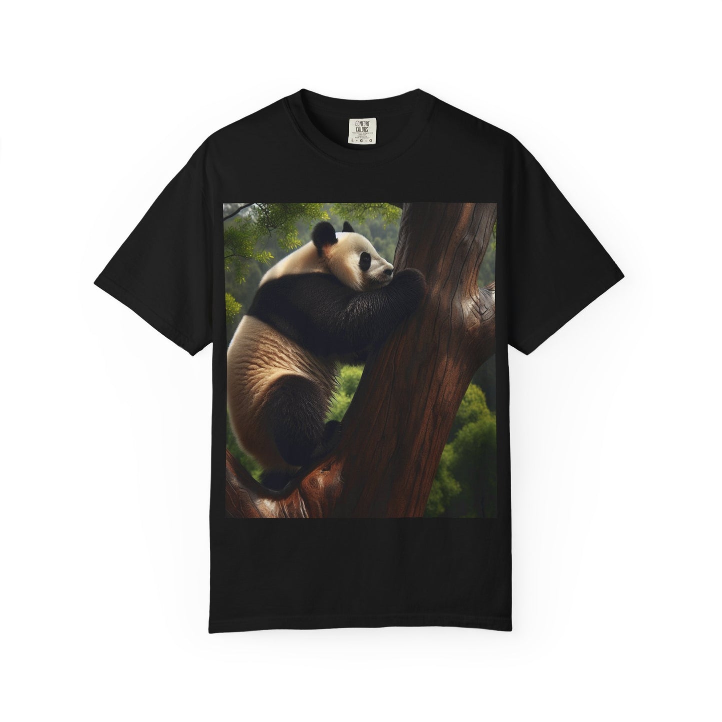 Unisex Panda Climbing T-Shirt - Nature Lover Gift