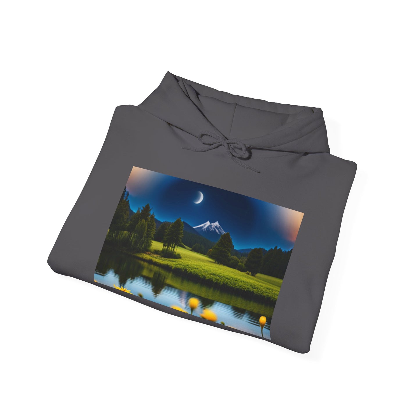 Unisex Heavy Blend™ Hooded Sweatshirt (Moon and Stars)