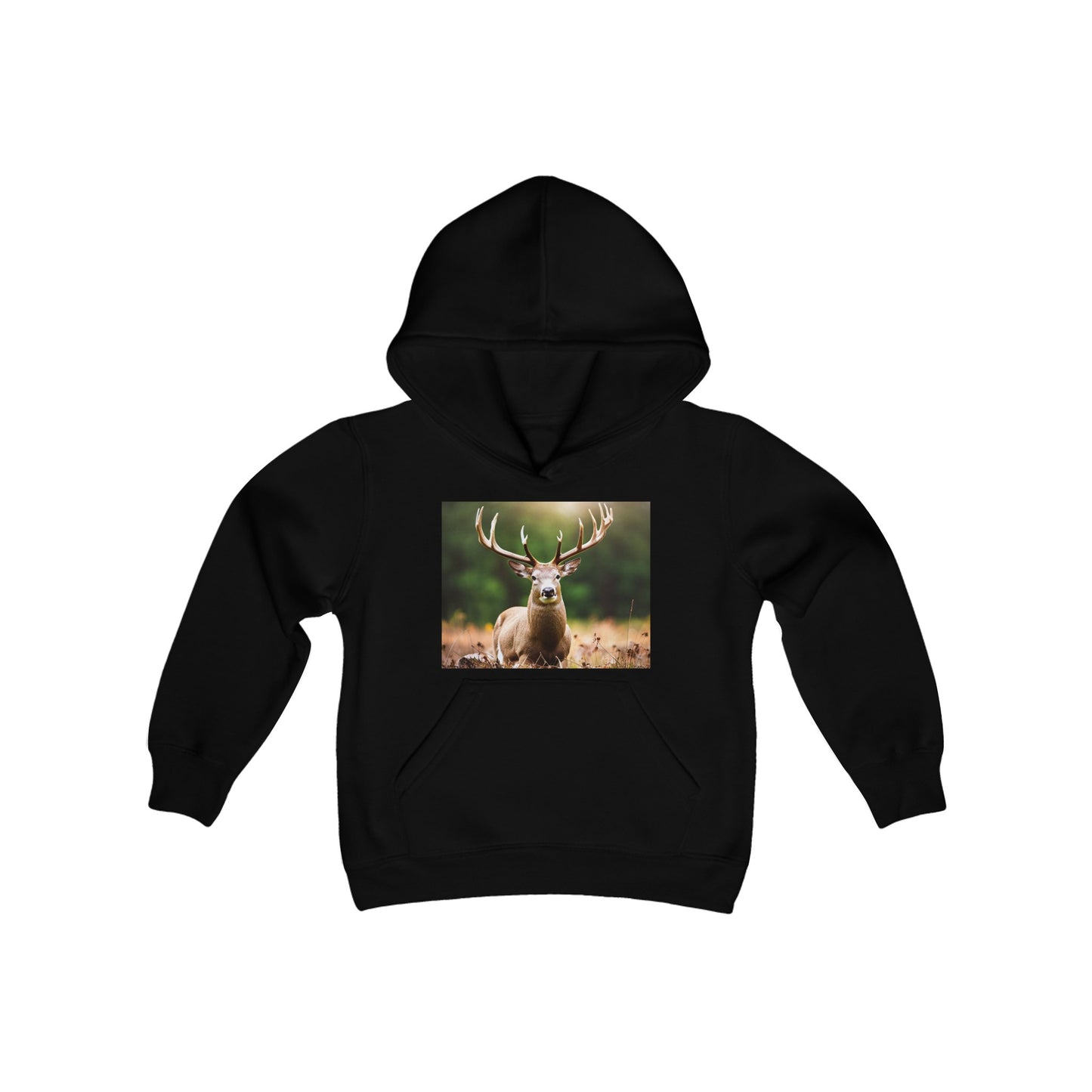 Youth Heavy Blend Hooded Sweatshirt (Deer)