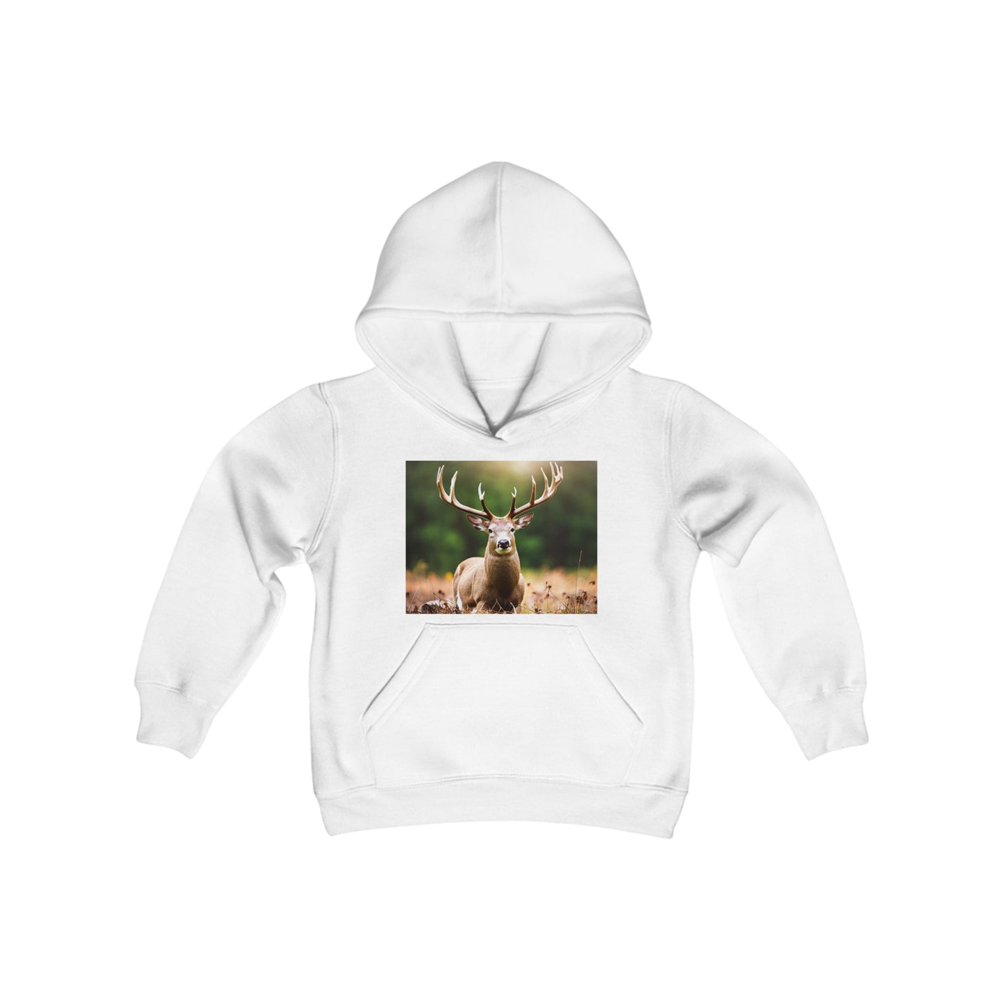 Youth Heavy Blend Hooded Sweatshirt (Deer)