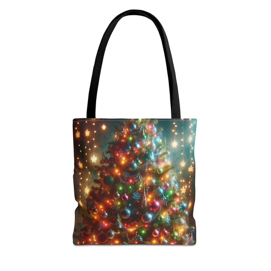 Tote Bag (AOP) (Tree w/Lights)