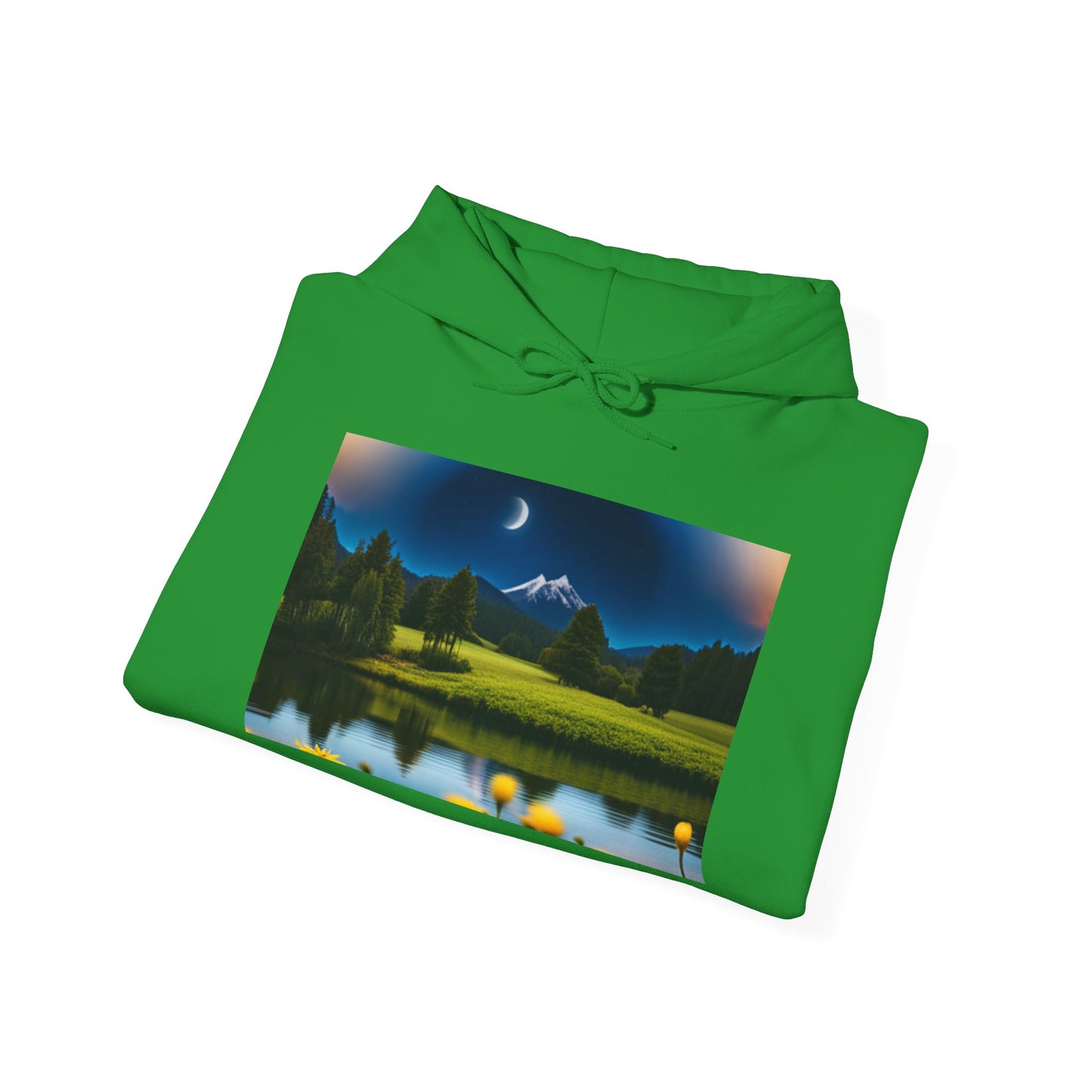 Unisex Heavy Blend™ Hooded Sweatshirt (Moon and Stars)