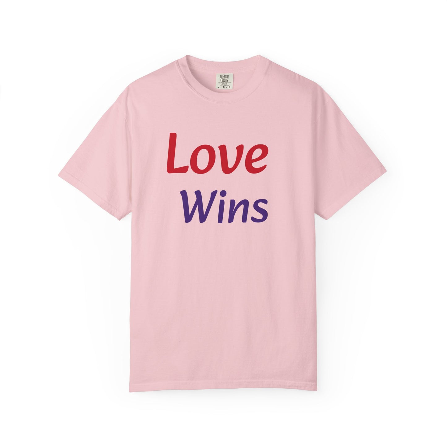 Unisex Garment-Dyed T-shirt (Love Wins)