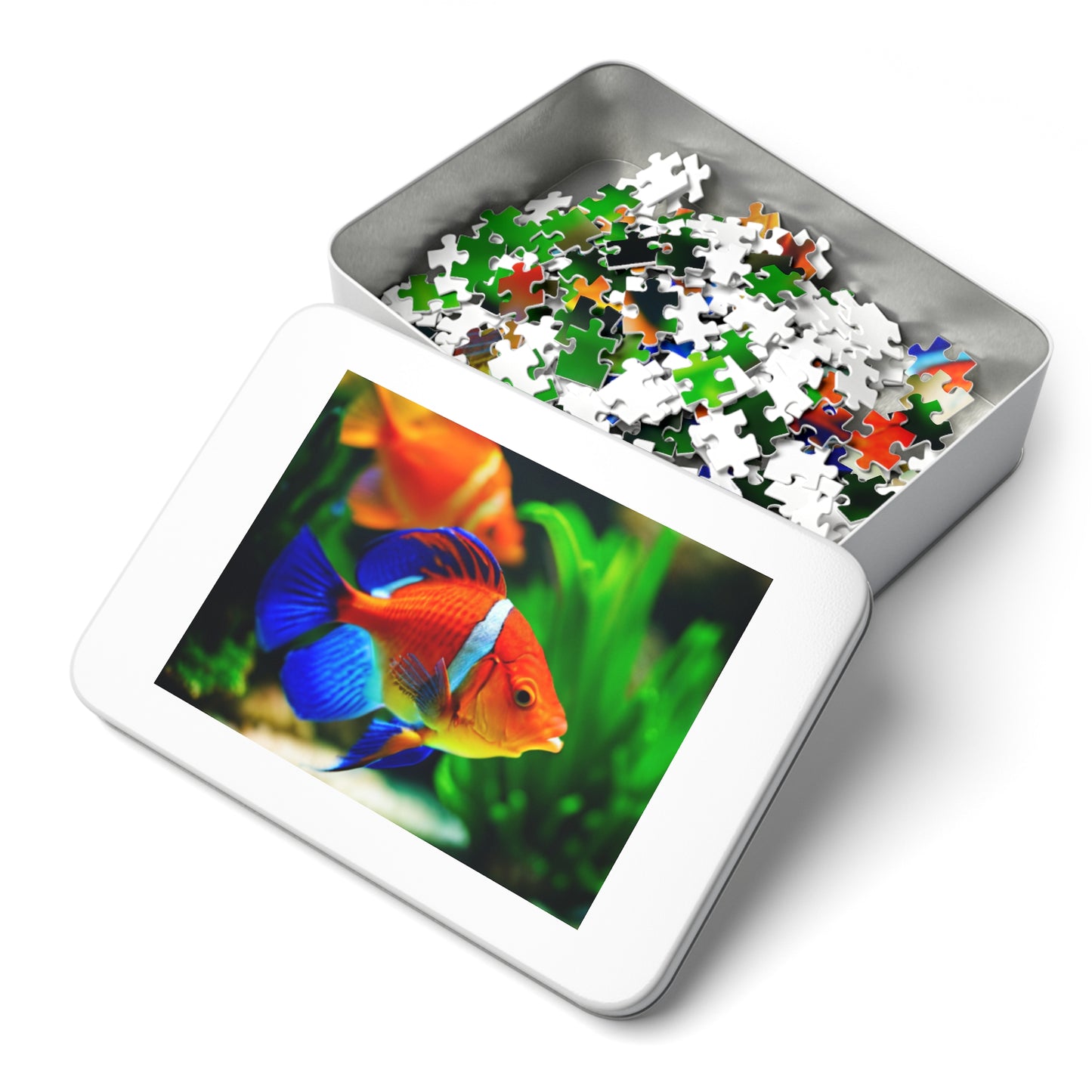 Jigsaw Puzzle (30, 110, 252, 500, and 1000-Piece) (Orange Fish)