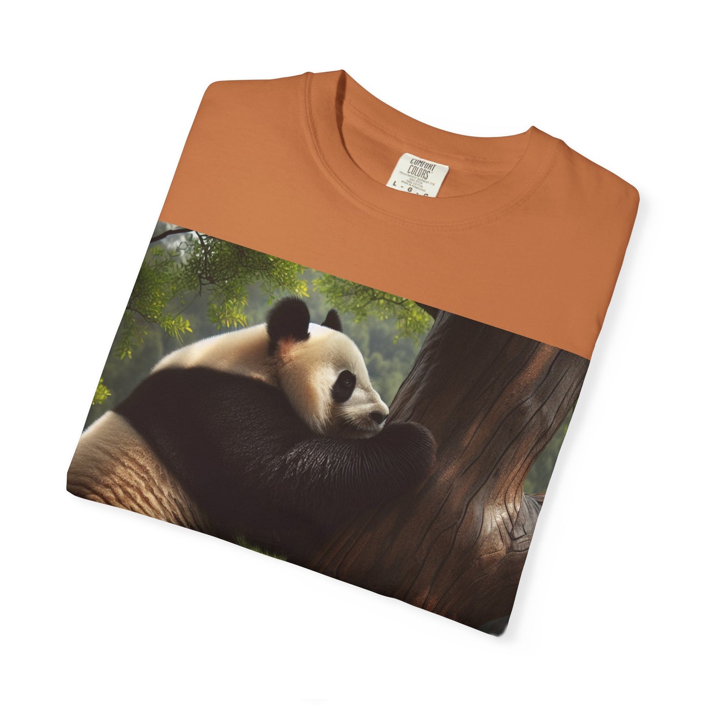 Unisex Panda Climbing T-Shirt - Nature Lover Gift