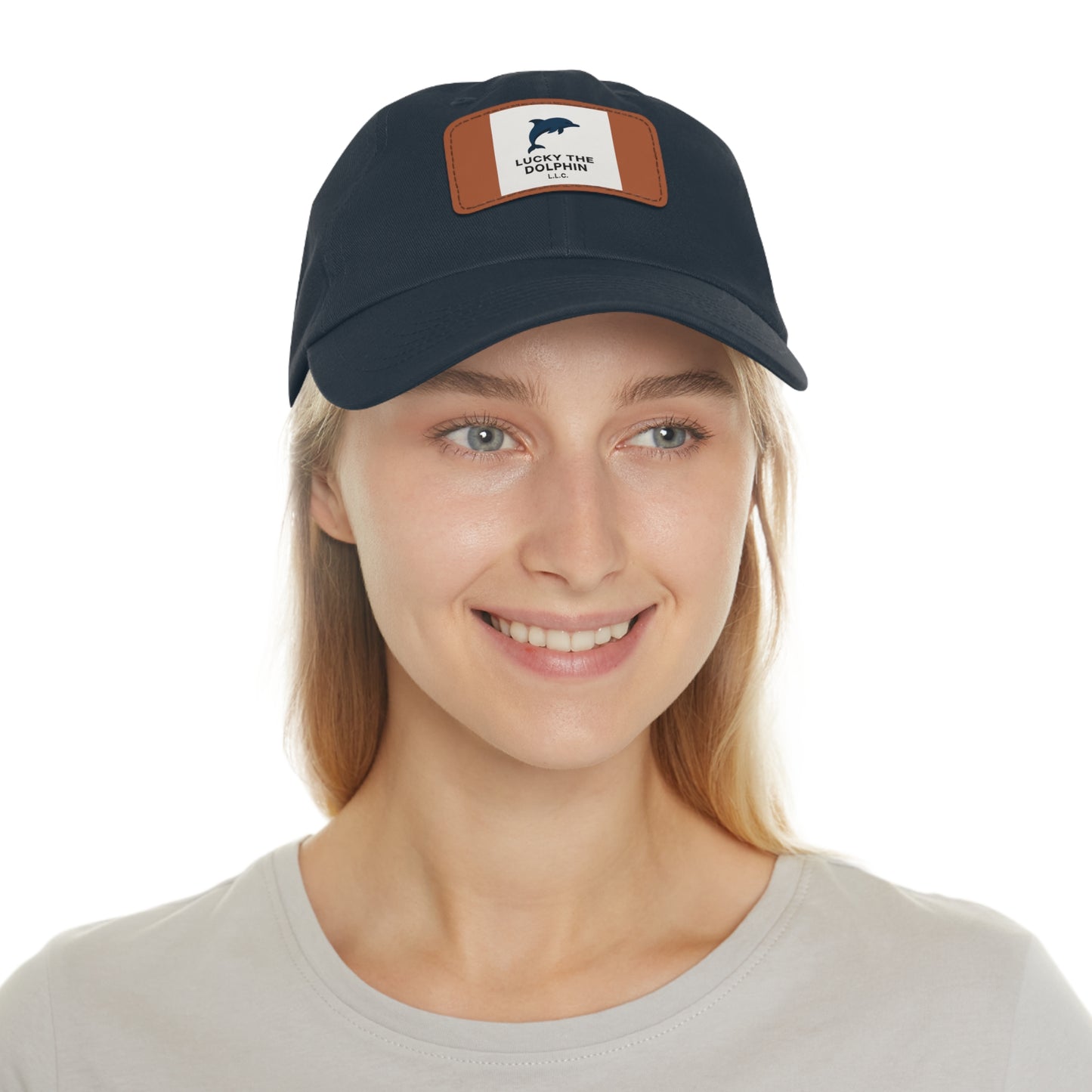 Lucky the Dolphin LLC Signature Logo Hat – Classic Comfort, Bold Style