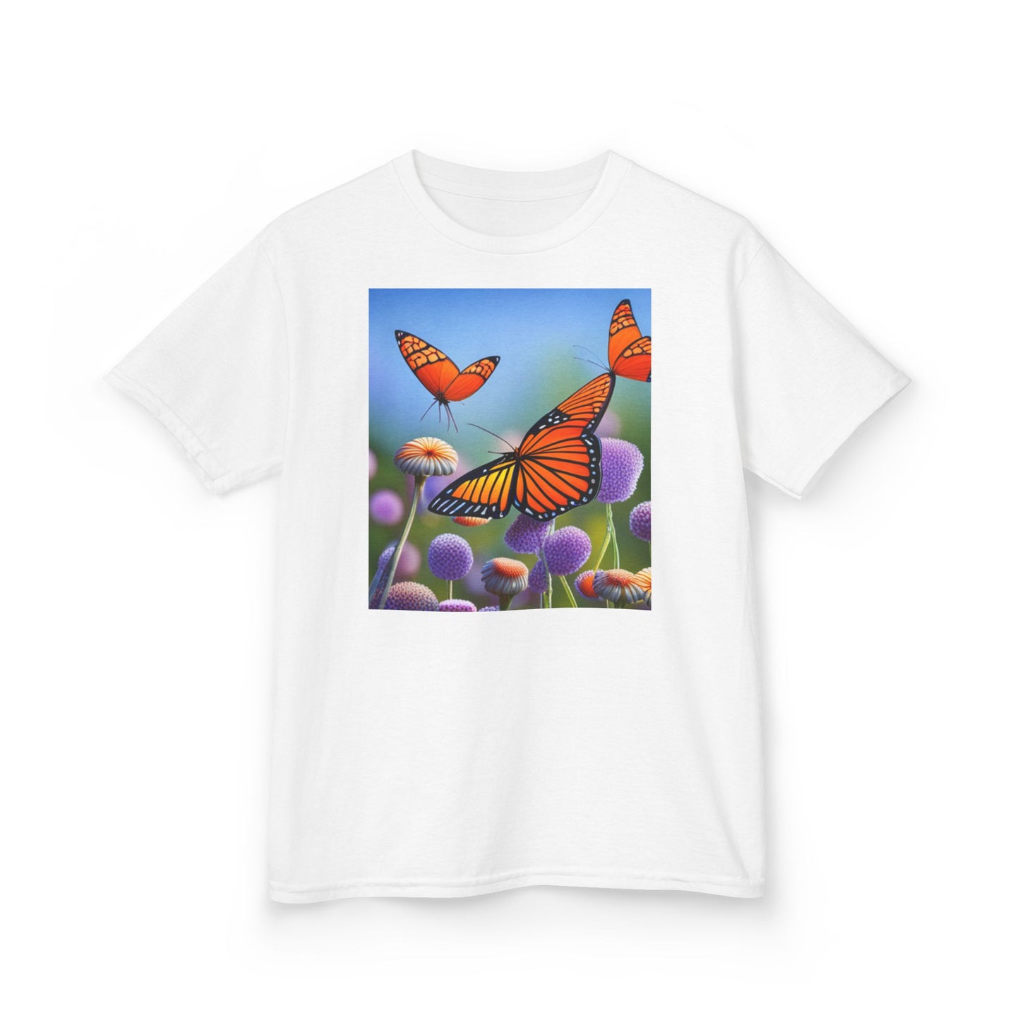 Kids Heavy Cotton™ Tee (Monarch Butterfly)