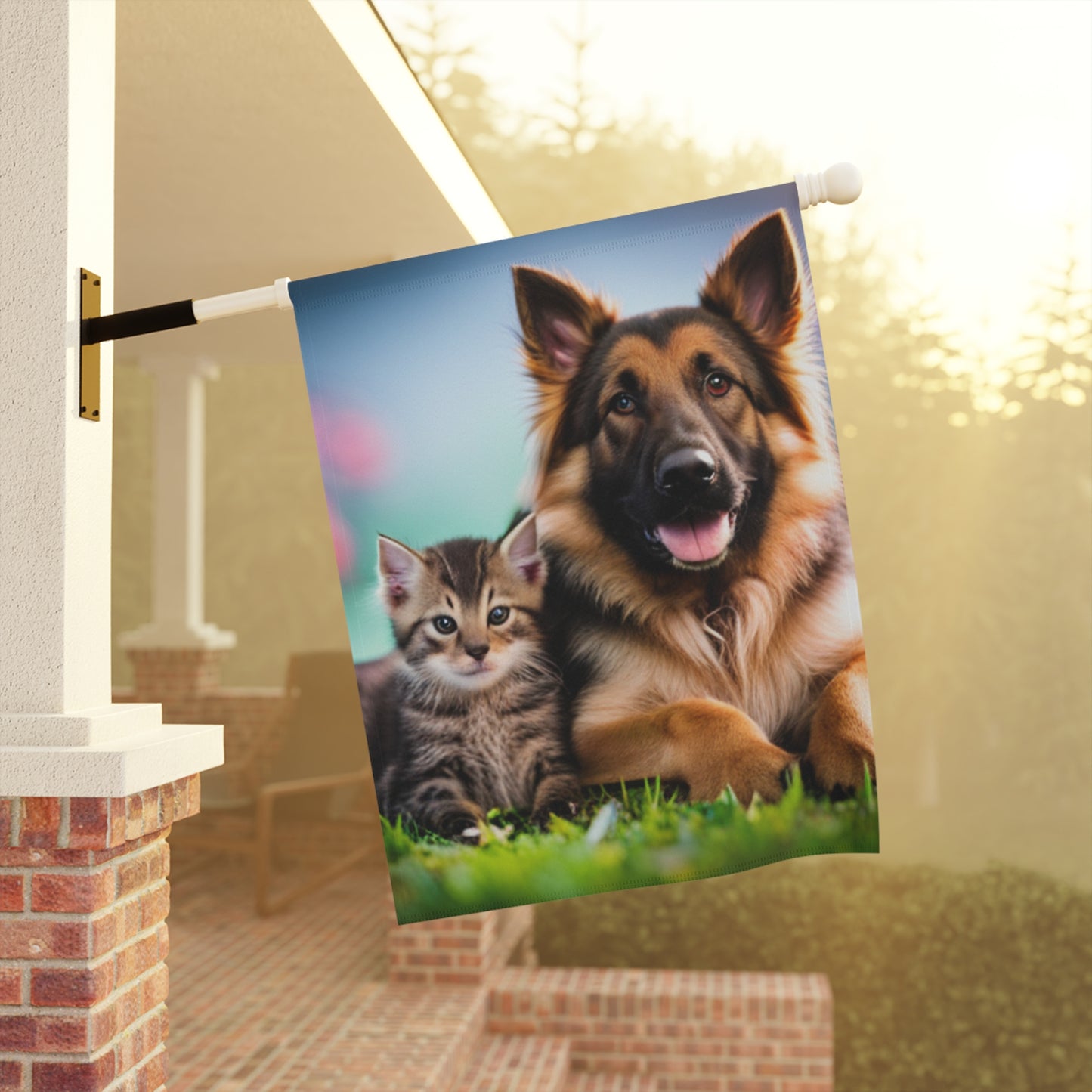 Garden & House Banner (German Shephard)