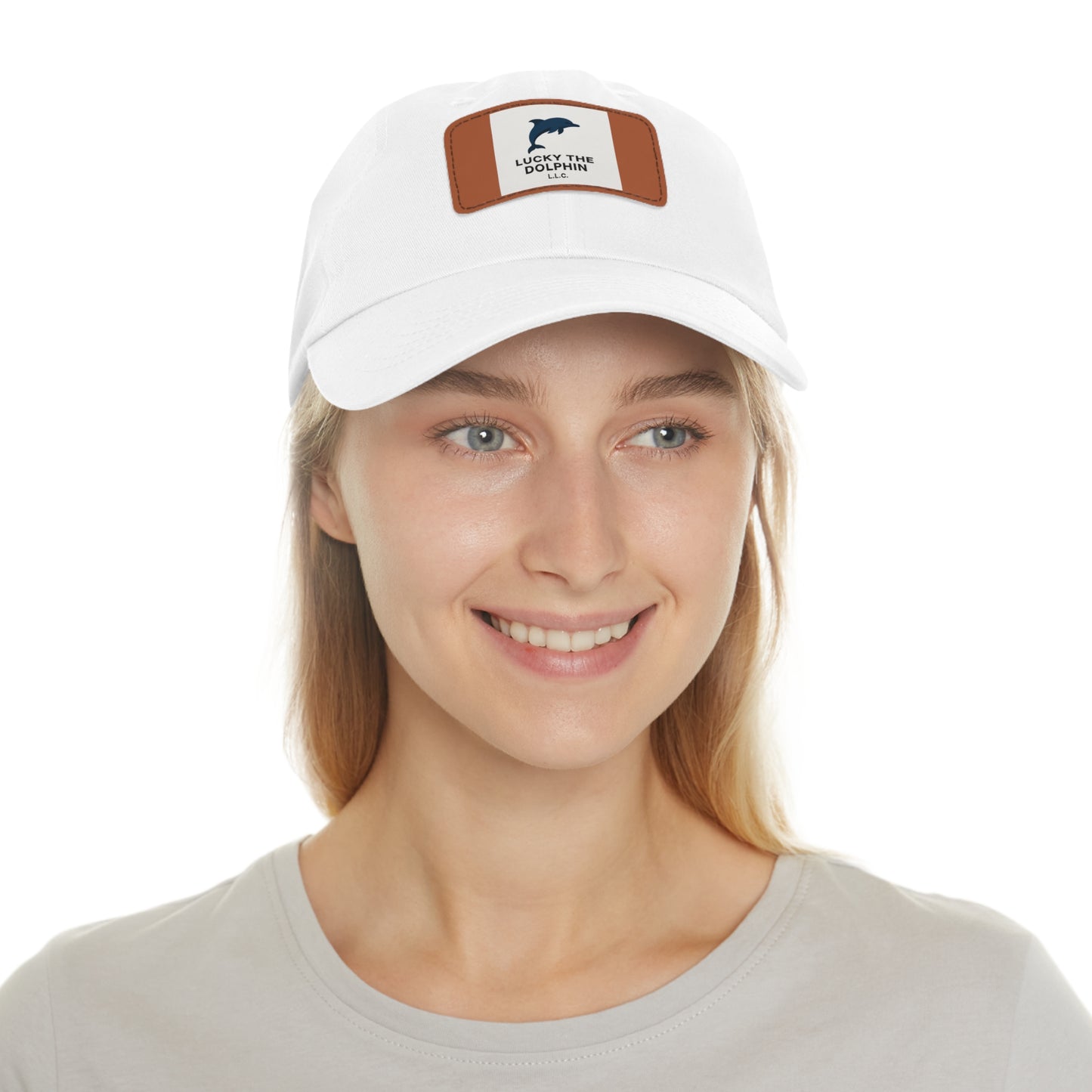 Lucky the Dolphin LLC Signature Logo Hat – Classic Comfort, Bold Style