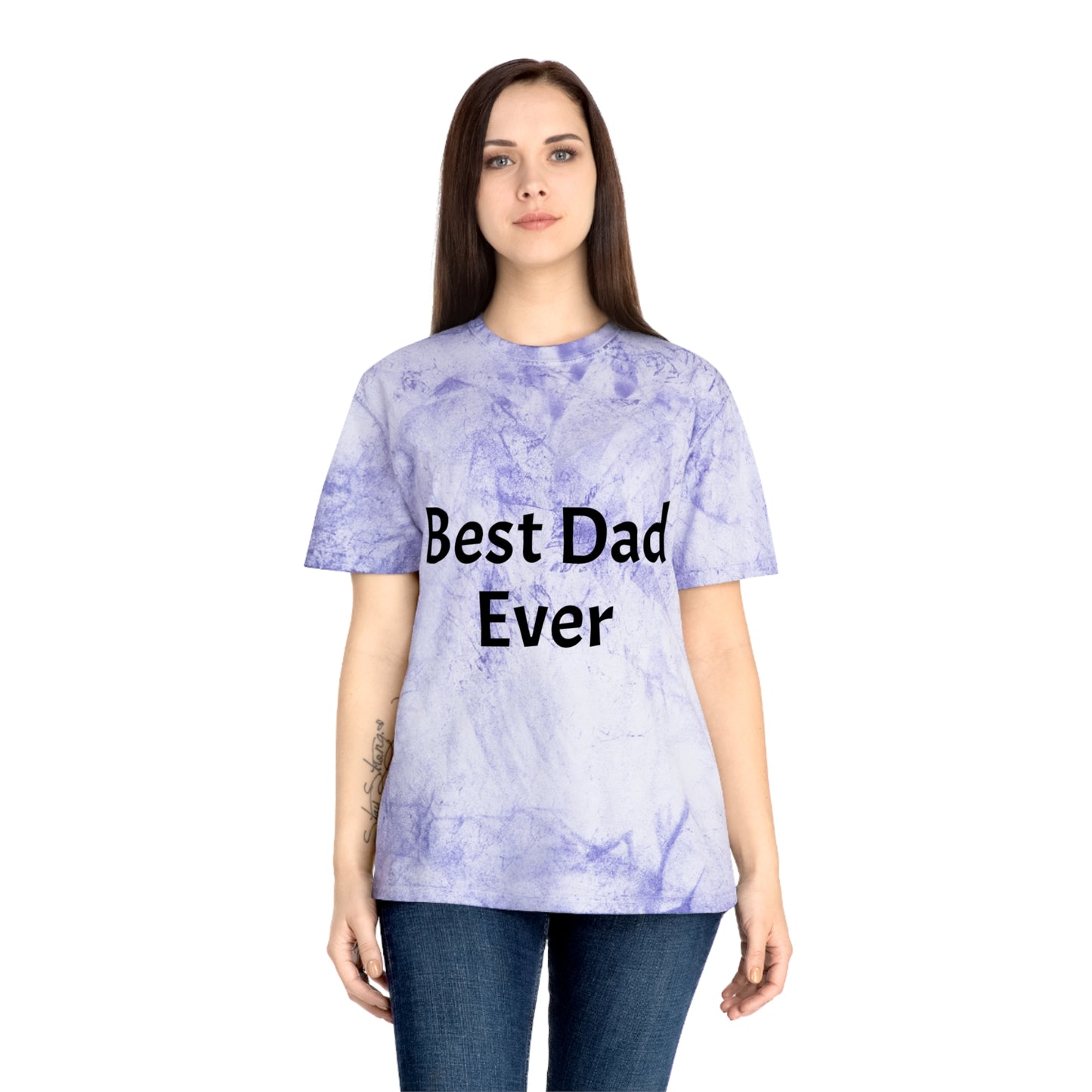 Unisex Color Blast T-Shirt (Best Dad)