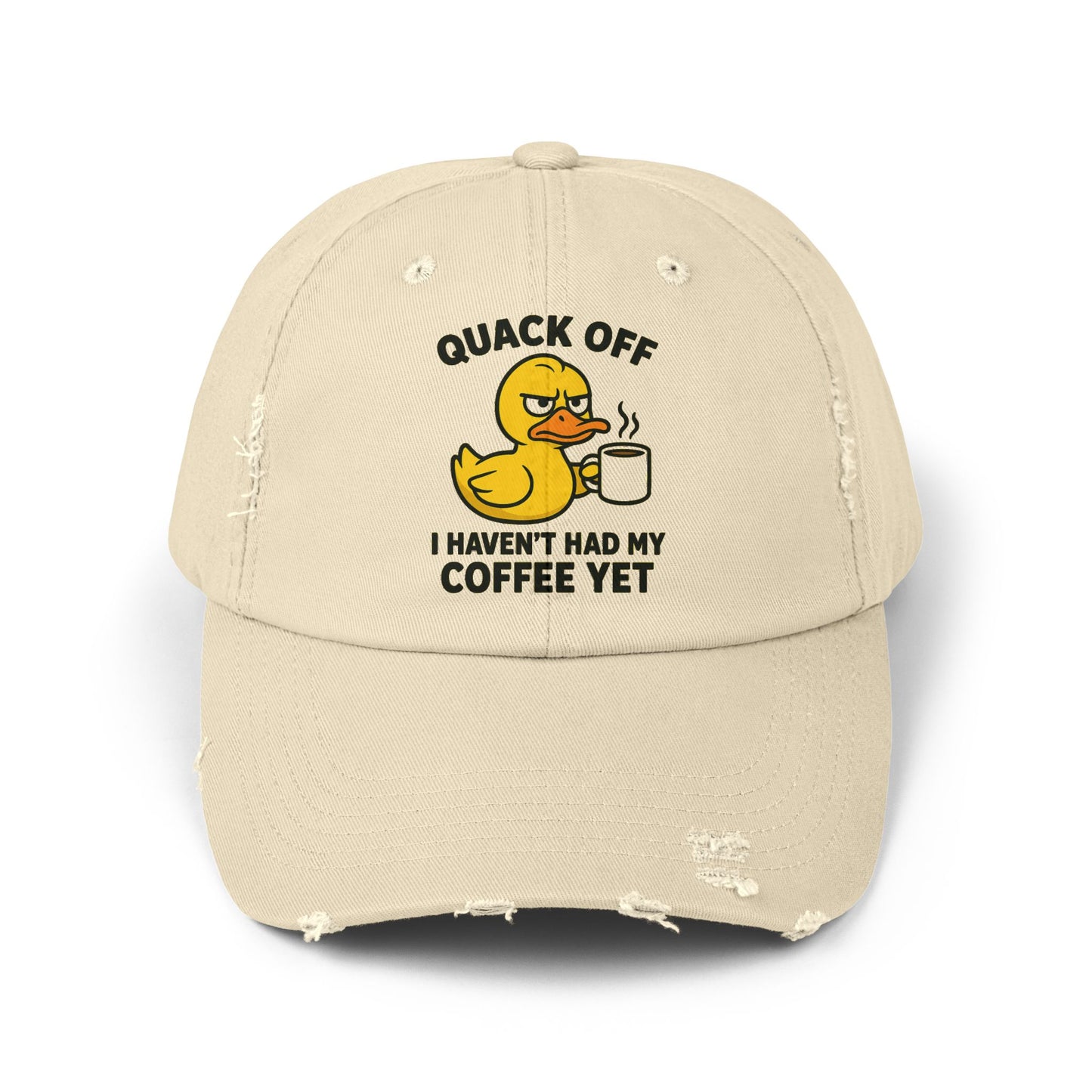 Quack Off Coffee Cap – Funny Unisex Baseball Hat