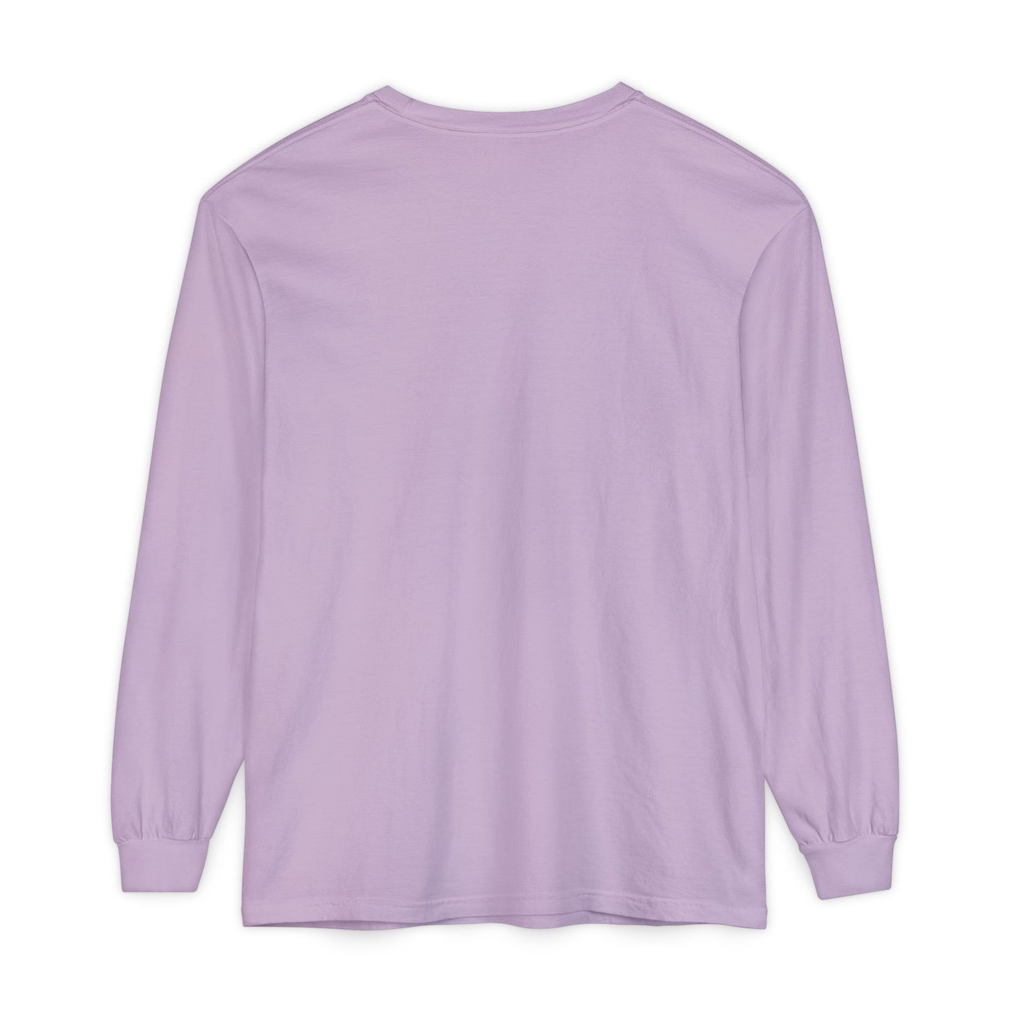 Unisex Garment-dyed Long Sleeve T-Shirt (Colorful Hearts)