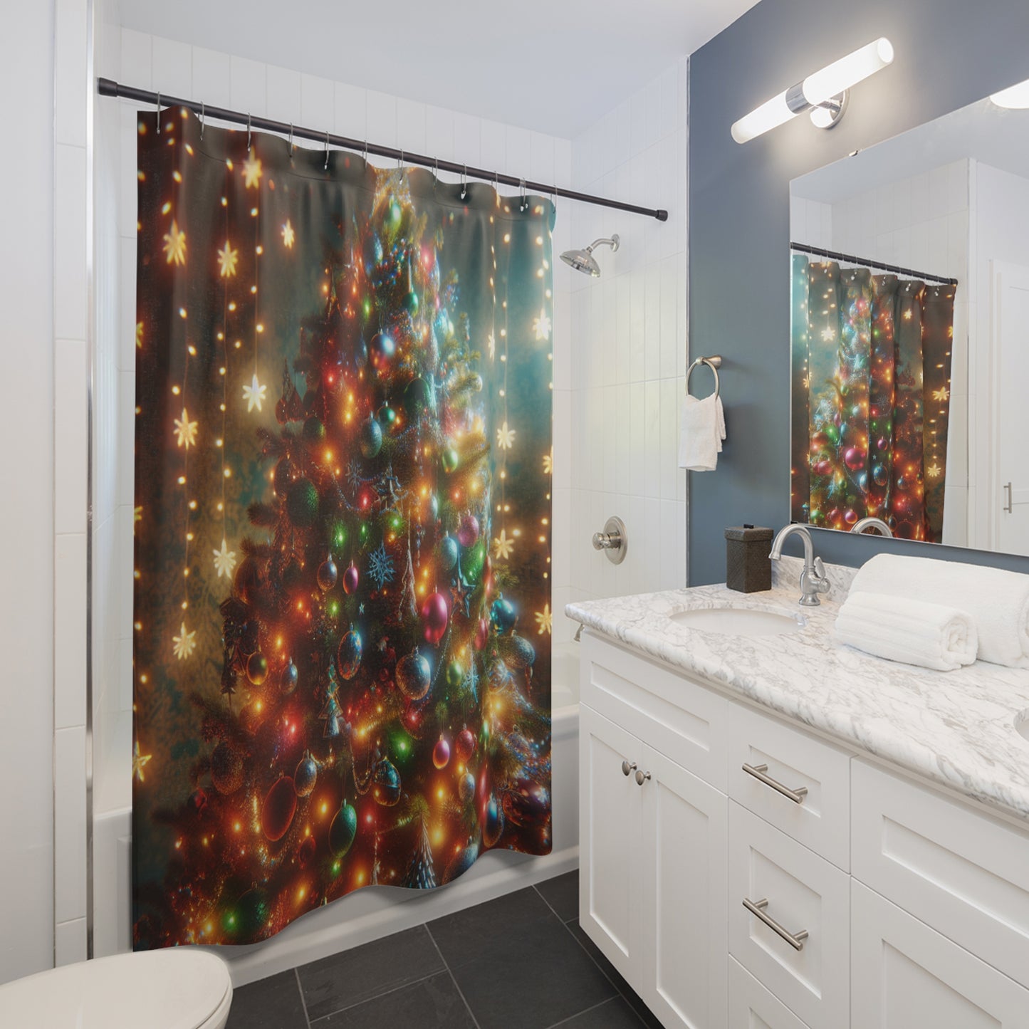Shower Curtains (Tree w/Lights)