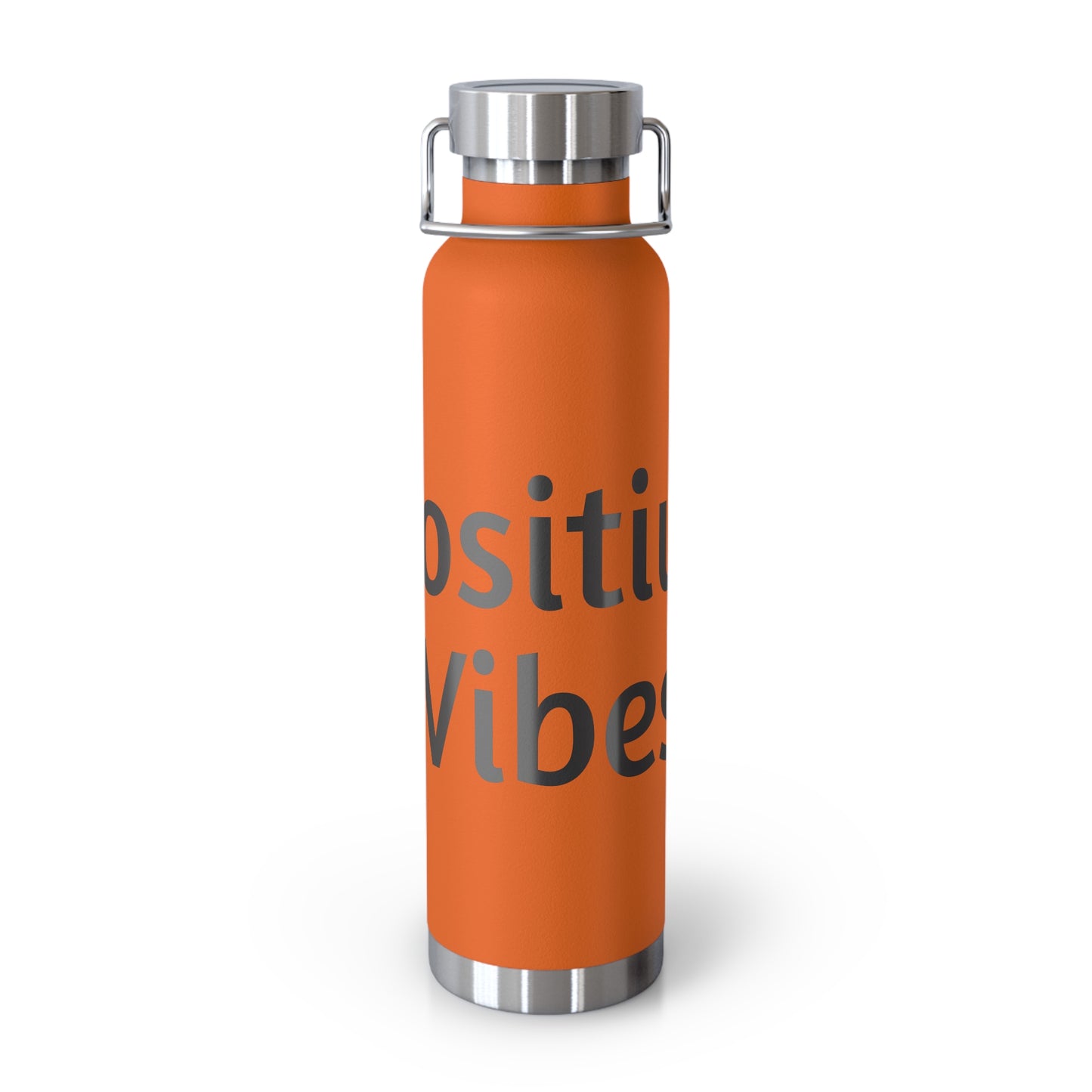 Copper Vacuum Insulated Bottle, 22oz (Positive Vibes)