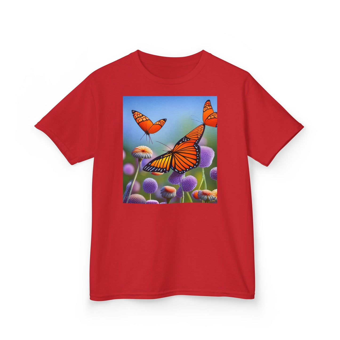 Kids Heavy Cotton™ Tee (Monarch Butterfly)