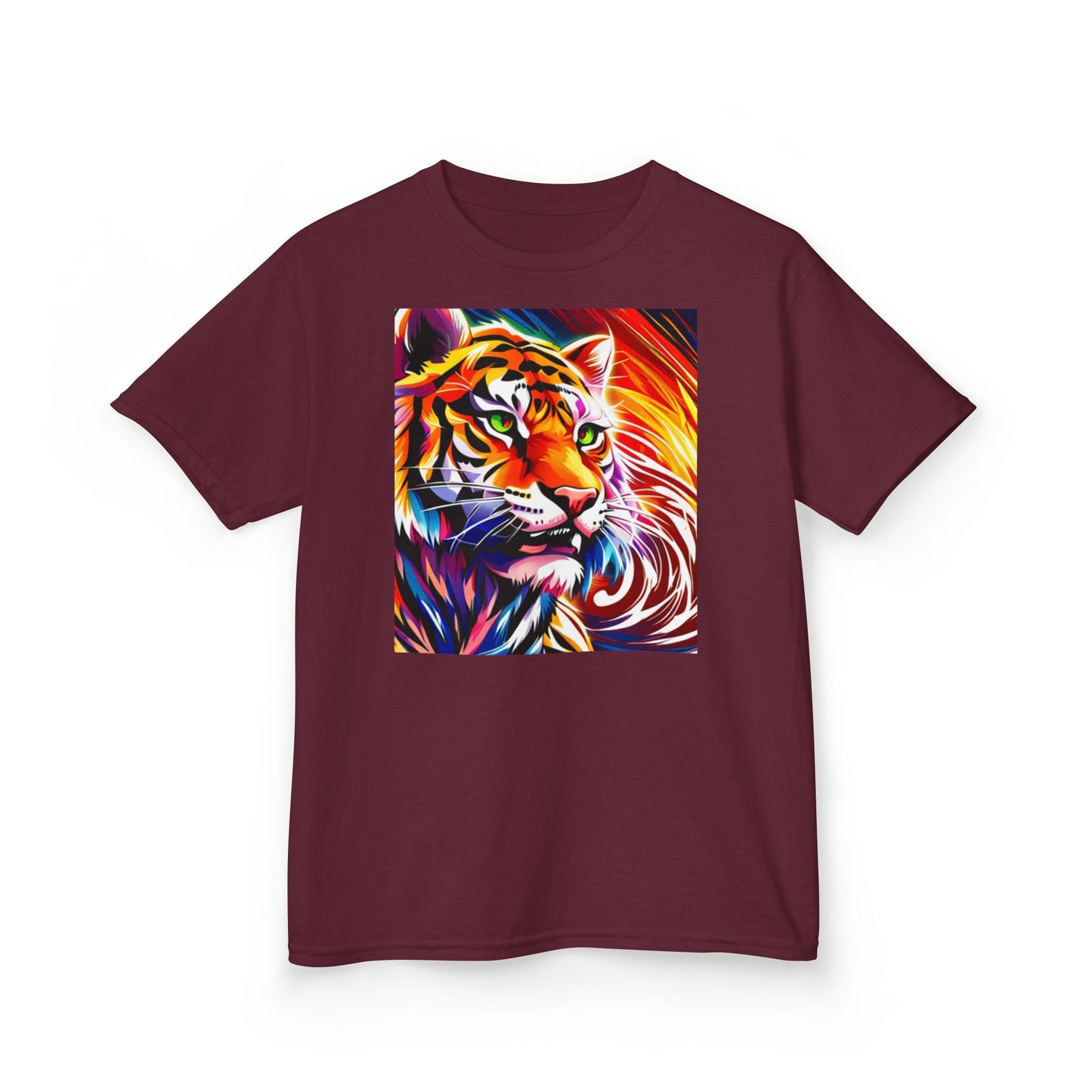 Kids Heavy Cotton™ Tee (Tiger Colorful)