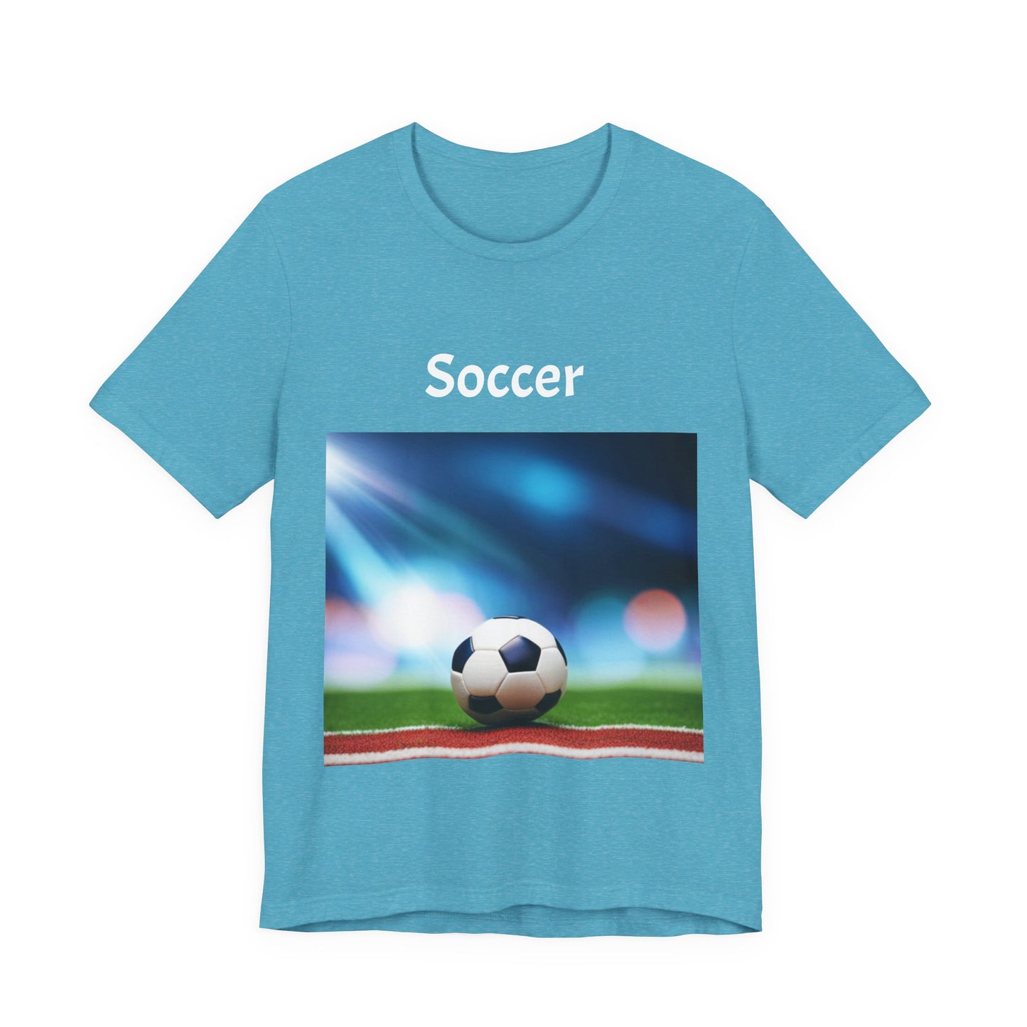 Unisex Jersey Short Sleeve Tee (Soccer Ball)