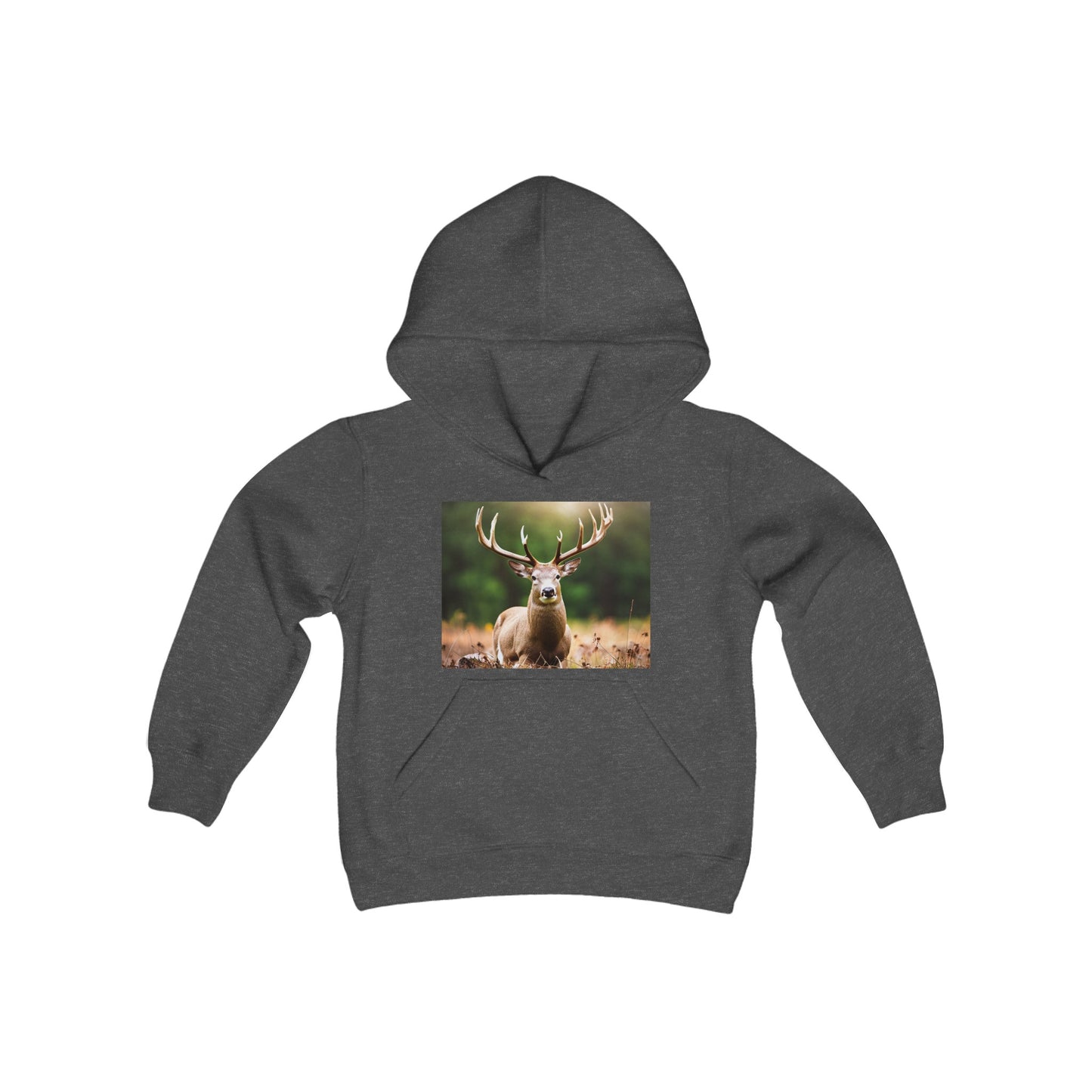 Youth Heavy Blend Hooded Sweatshirt (Deer)