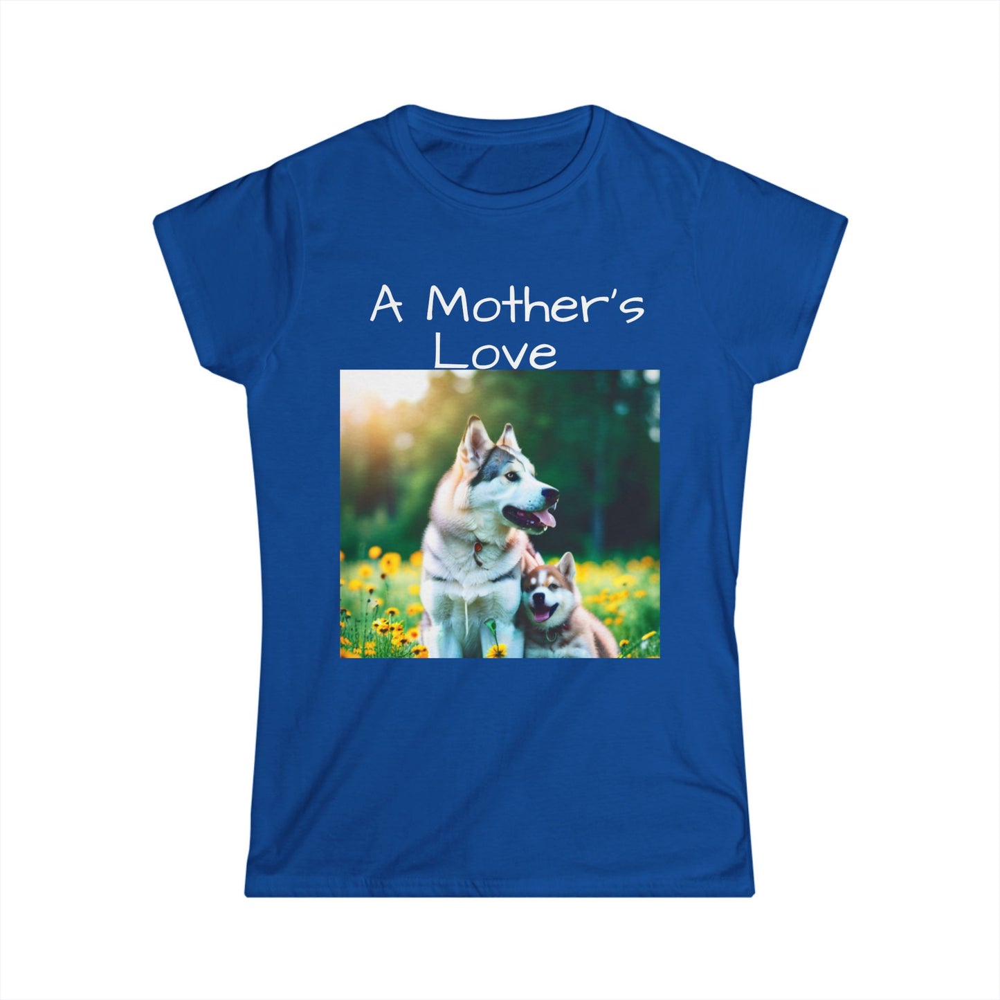 Women's Softstyle Tee (Mother Dog/pup)