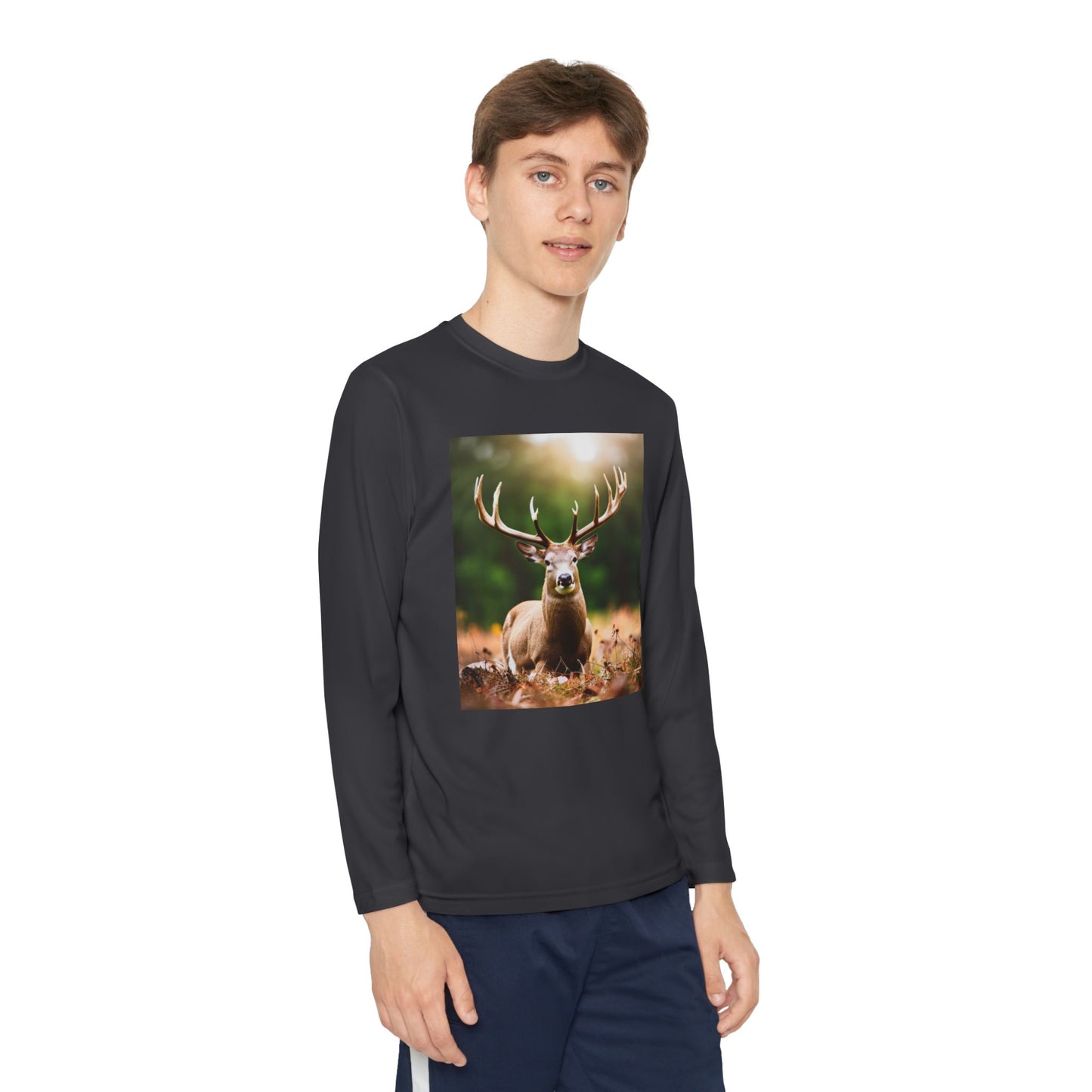 Youth Long Sleeve Competitor Tee (Deer)