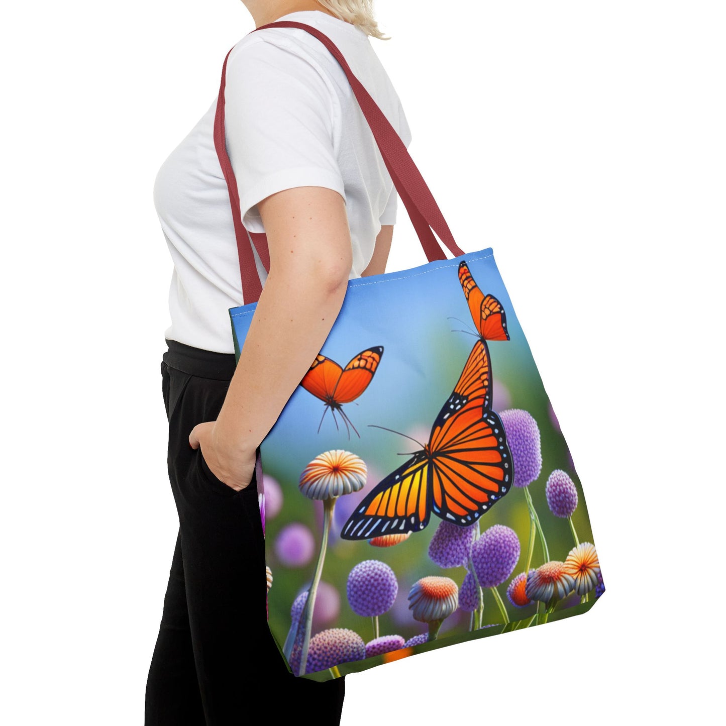 Tote Bag (AOP) (Butterflies)