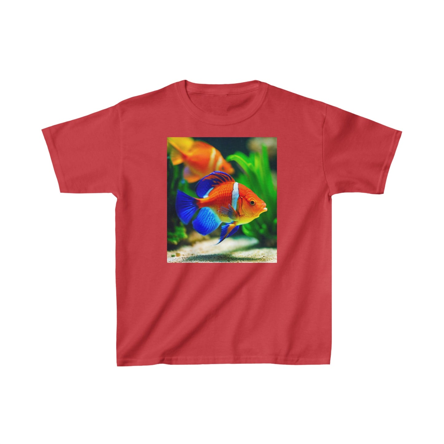 Kids Heavy Cotton™ Tee (Orange Fish)