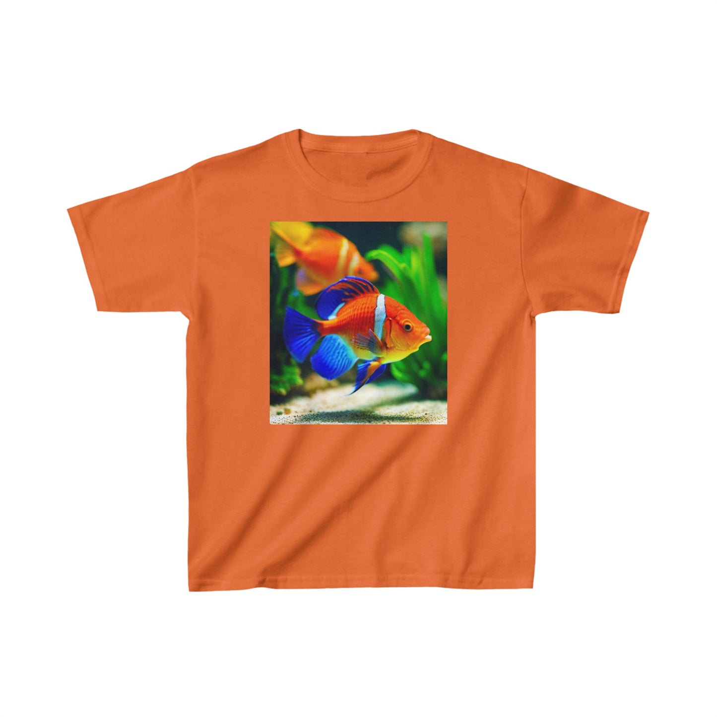 Kids Heavy Cotton™ Tee (Orange Fish)