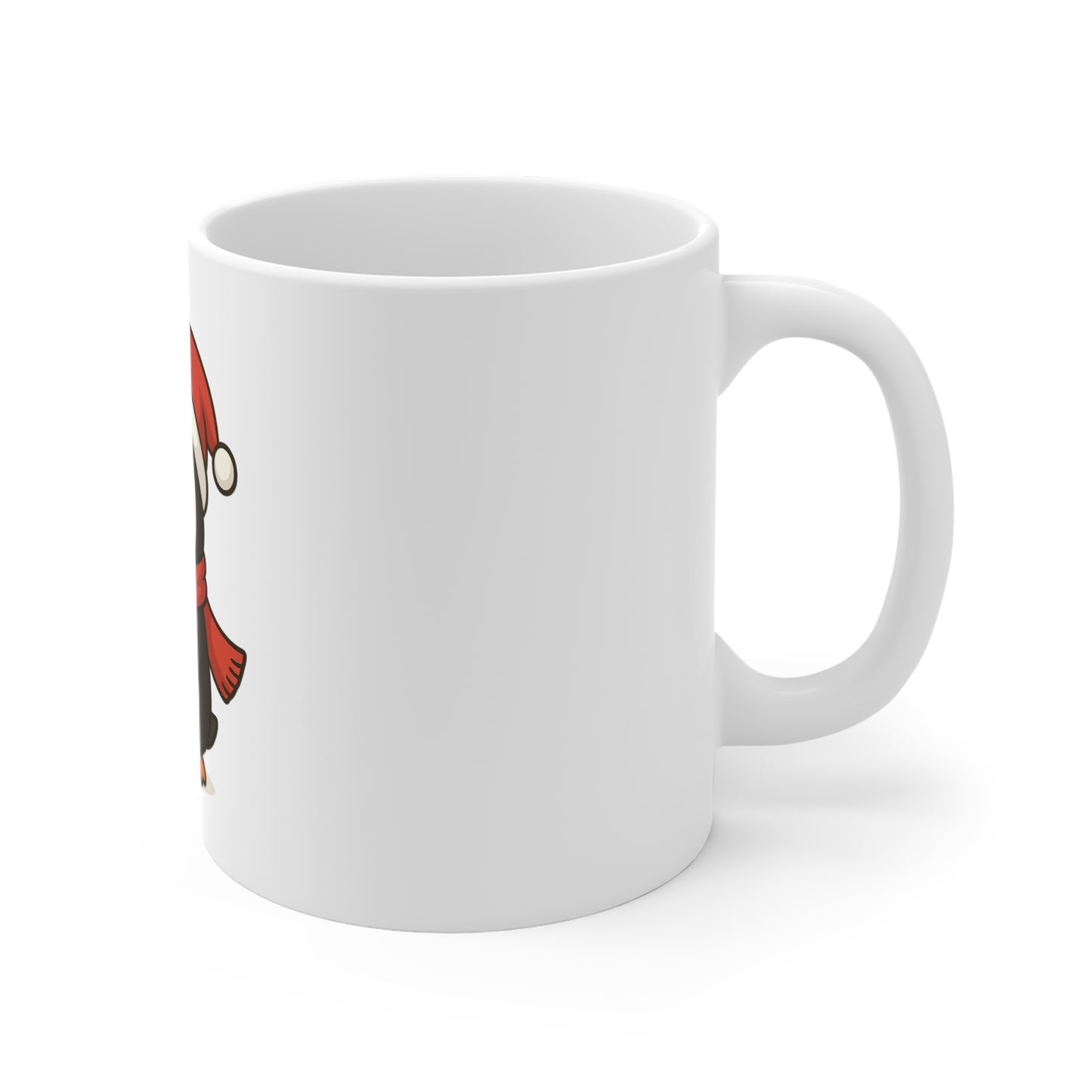 Festive Cute Penguin Mug