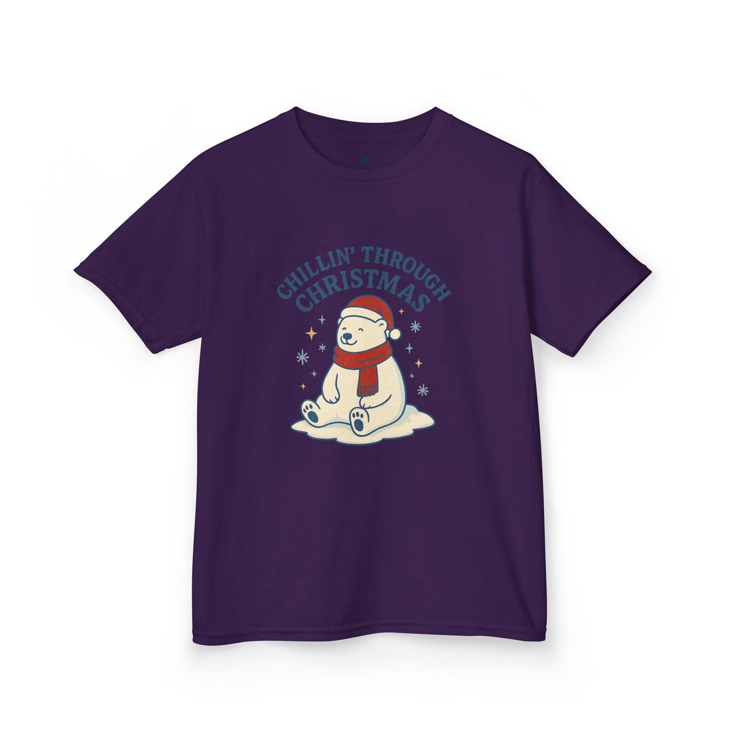 Chillin’ Through Christmas Polar Bear Kids Tee