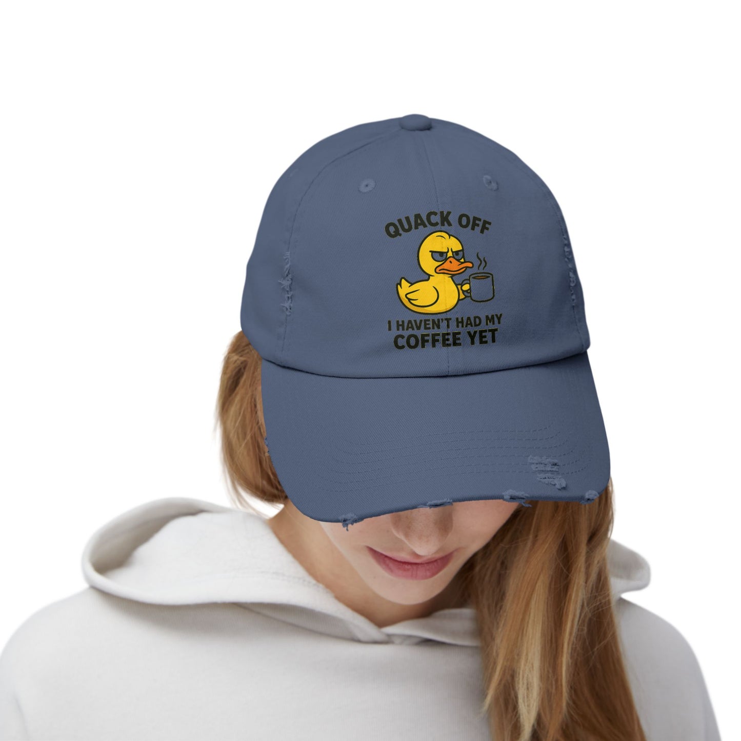 Quack Off Coffee Cap – Funny Unisex Baseball Hat