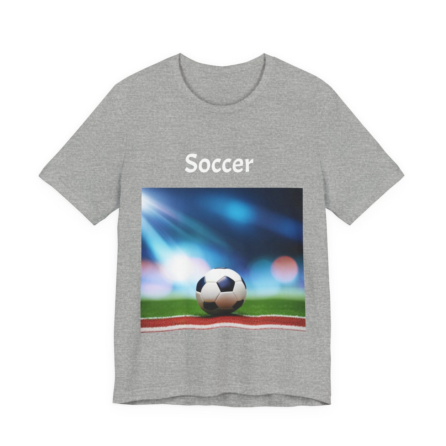 Unisex Jersey Short Sleeve Tee (Soccer Ball)
