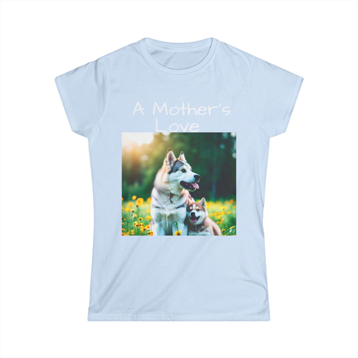 Women's Softstyle Tee (Mother Dog/pup)