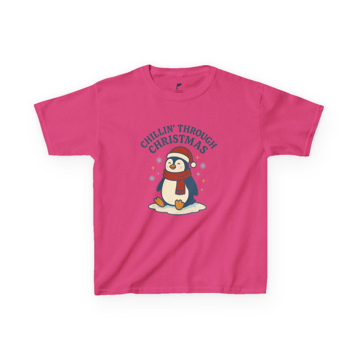 Chillin’ Through Christmas Penguin Kids Tee