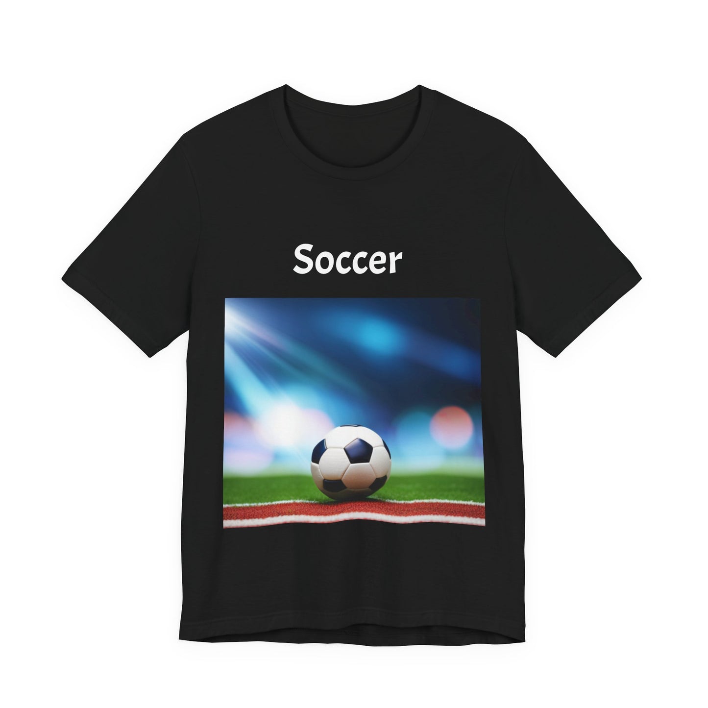 Unisex Jersey Short Sleeve Tee (Soccer Ball)