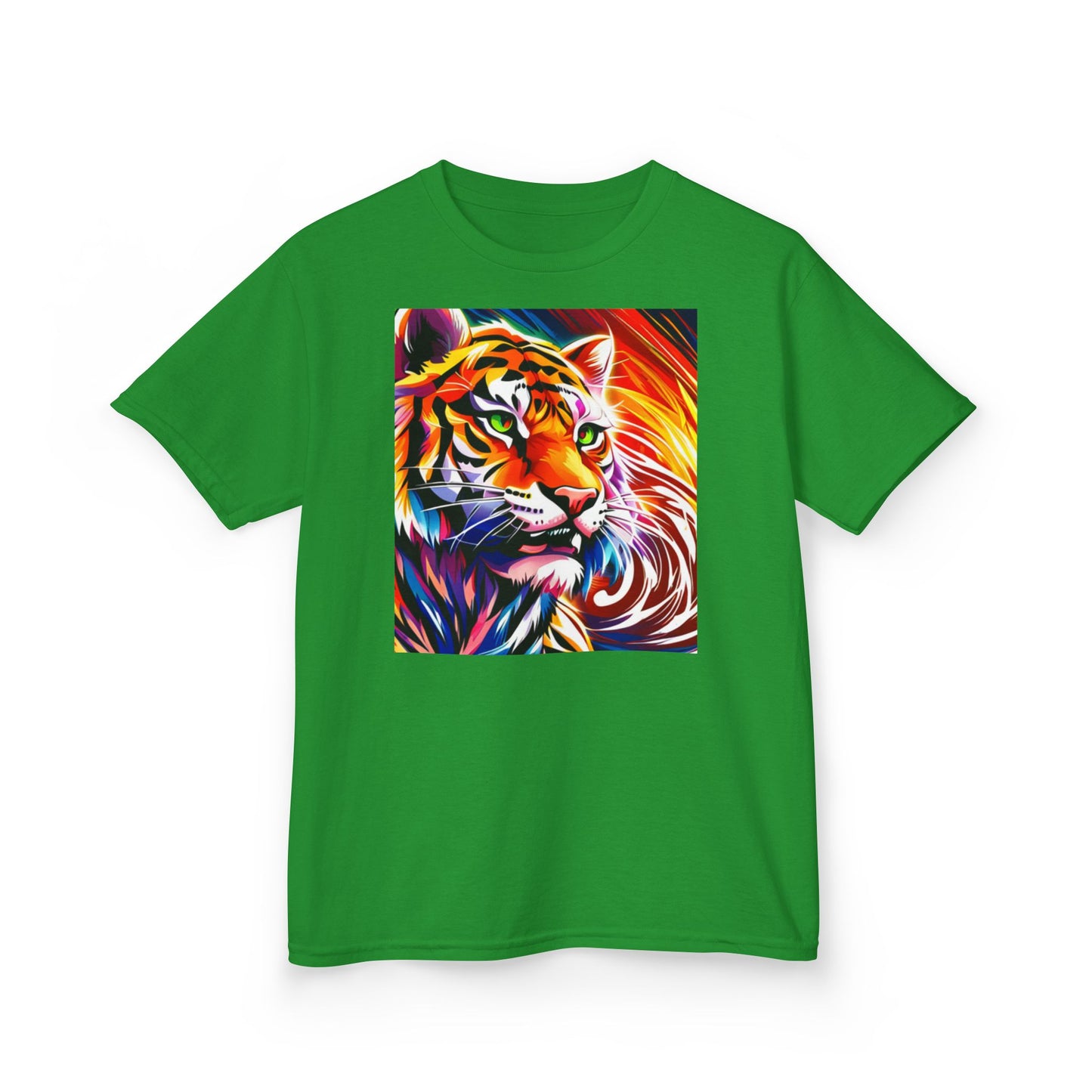 Kids Heavy Cotton™ Tee (Tiger Colorful)