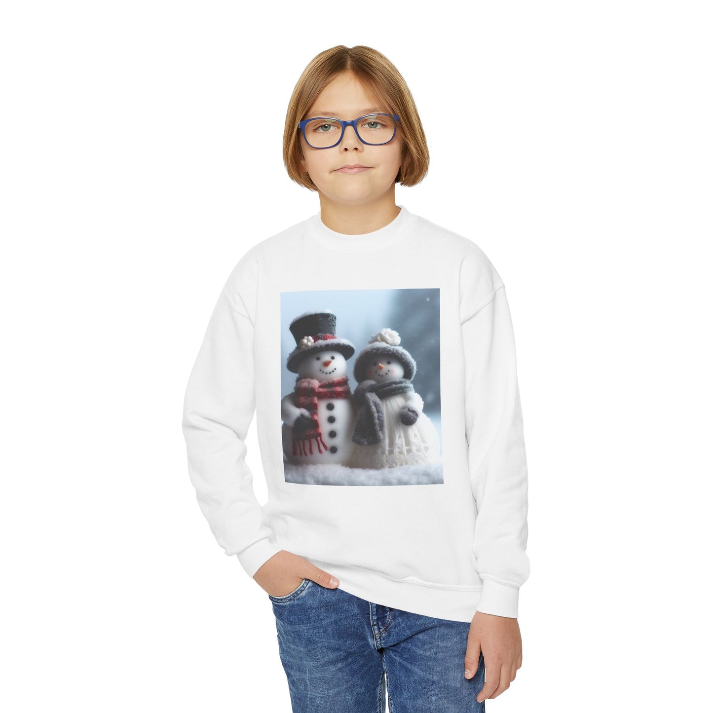 Youth Crewneck Sweatshirt (Snow People)