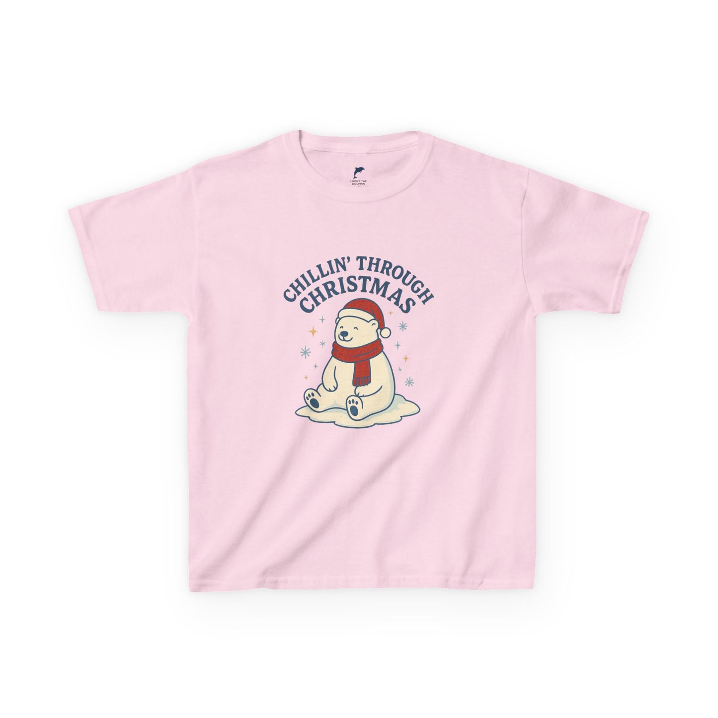 Chillin’ Through Christmas Polar Bear Kids Tee