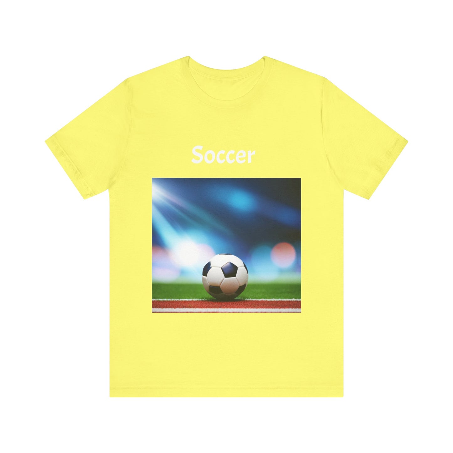 Unisex Jersey Short Sleeve Tee (Soccer Ball)