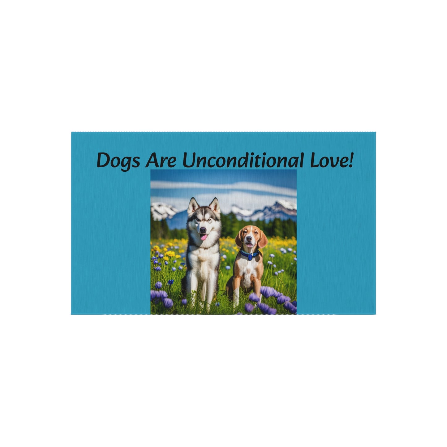 Outdoor Rug (Dogs Love)