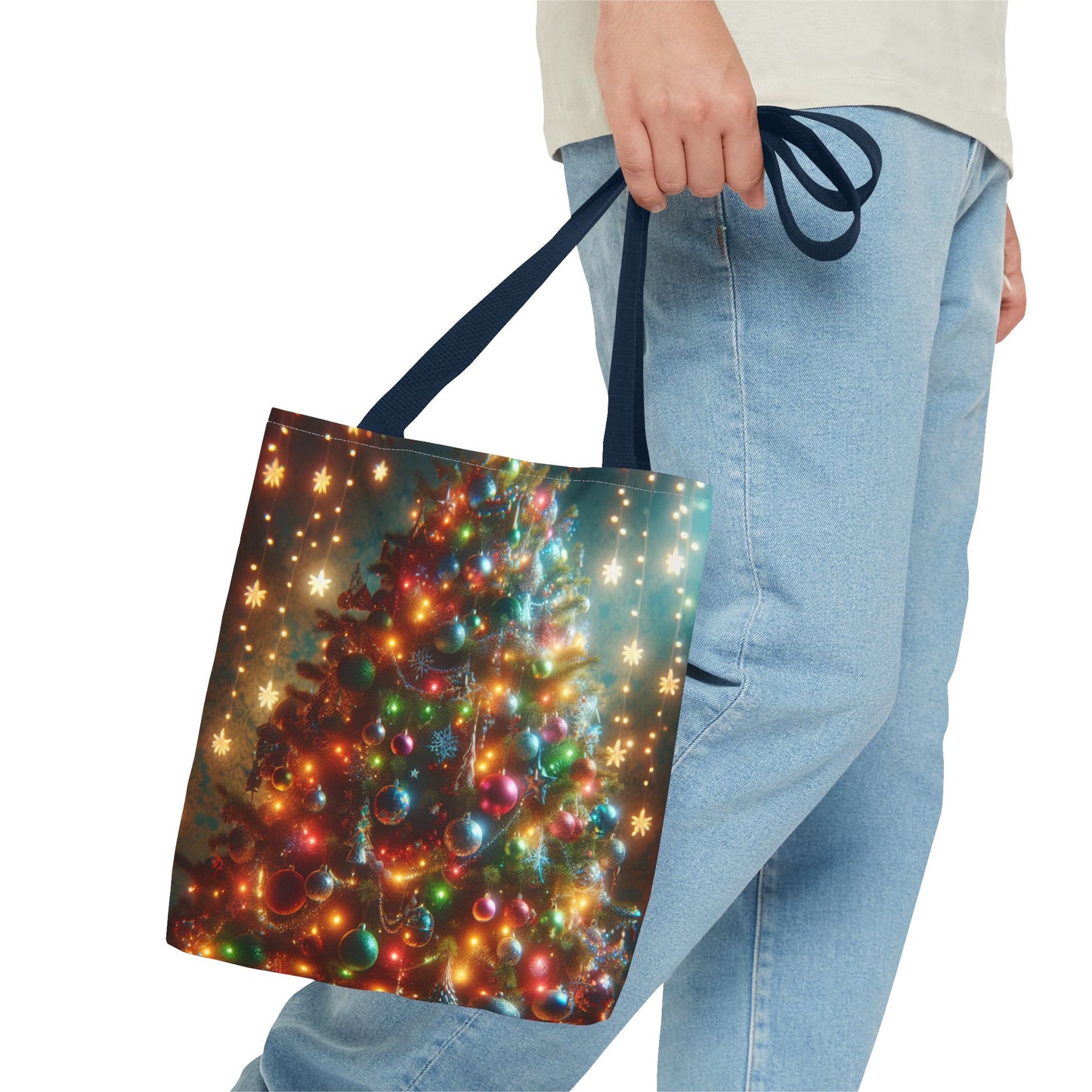 Tote Bag (AOP) (Tree w/Lights)