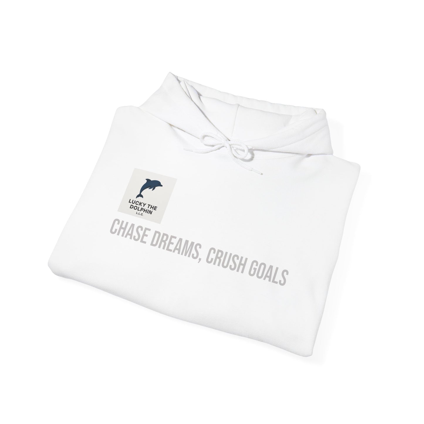 Chase Dreams Hoodie - Motivational Sweatshirt for Goal Getters, Unisex Casual Wear, Perfect for Gift Giving, Cozy Layering