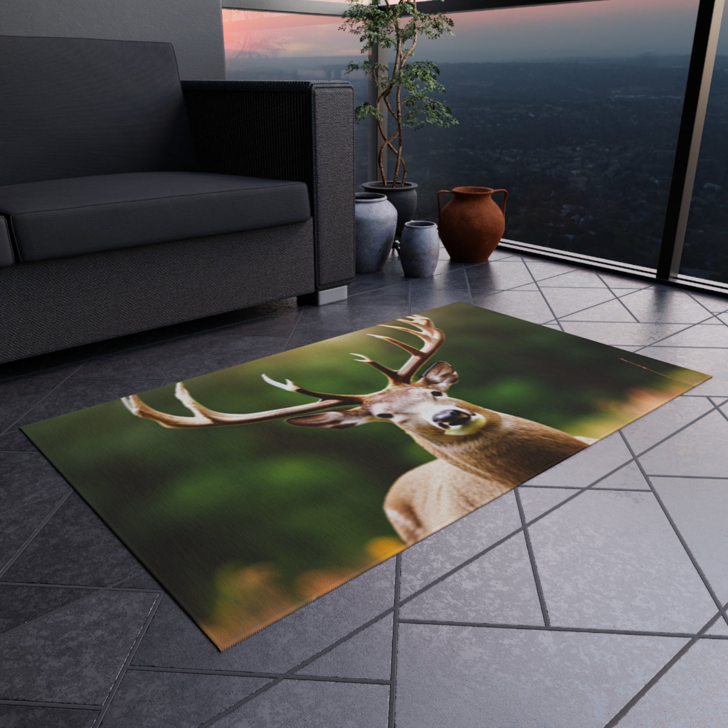 Outdoor Rug (Deer/Buck)